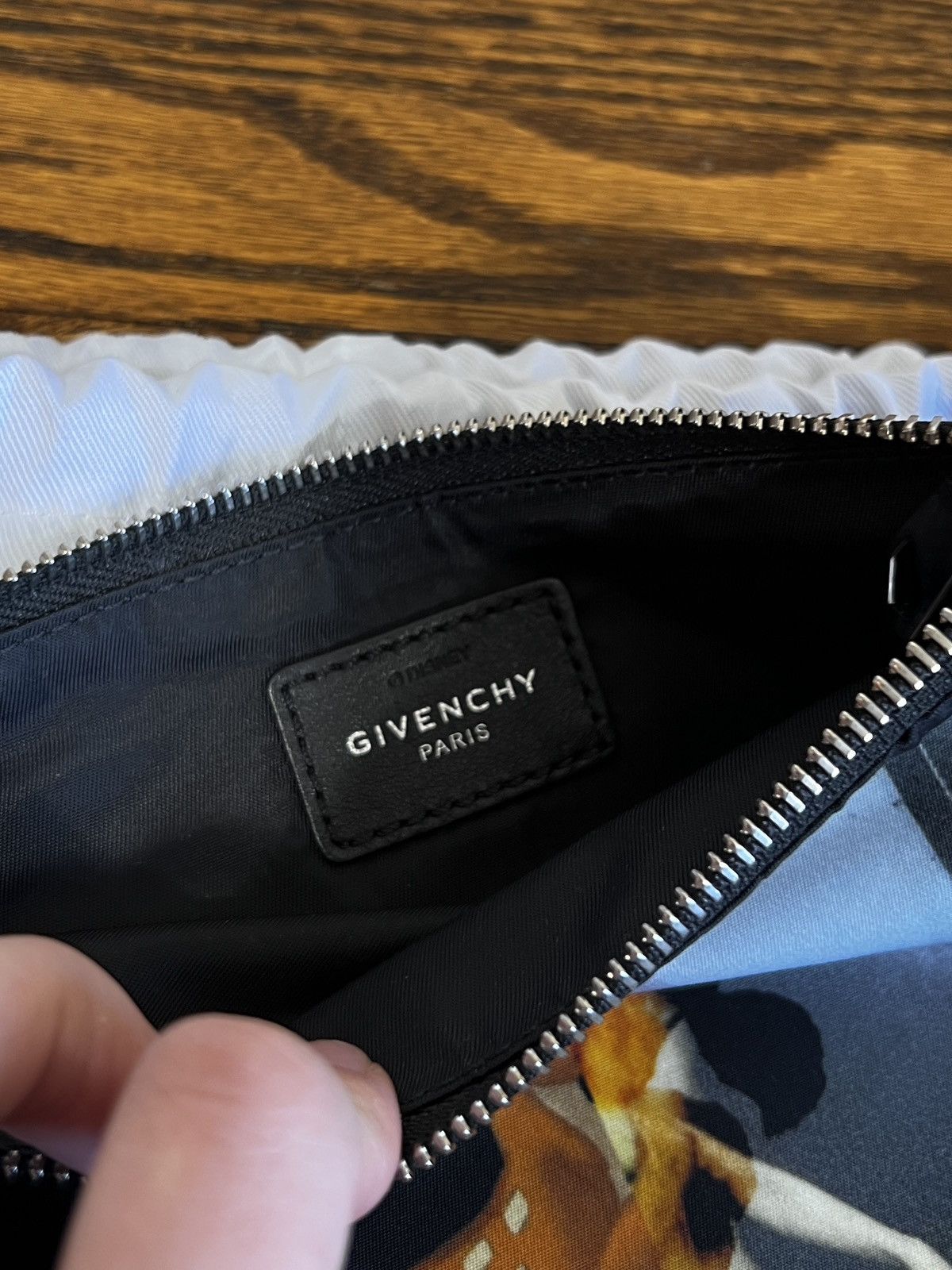 Disney × Givenchy Givenchy Bambi Saffiano Leather Clutch Size ONE SIZE - 2 Thumbnail