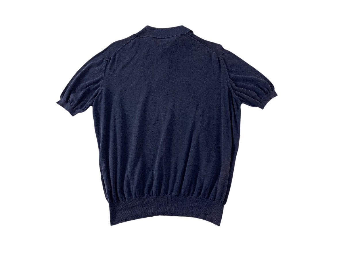Ermenegildo Zegna Ermenegildo Zegna Plain Minimalist Polo Tee T shirt Size US L / EU 52-54 / 3 - 2 Thumbnail