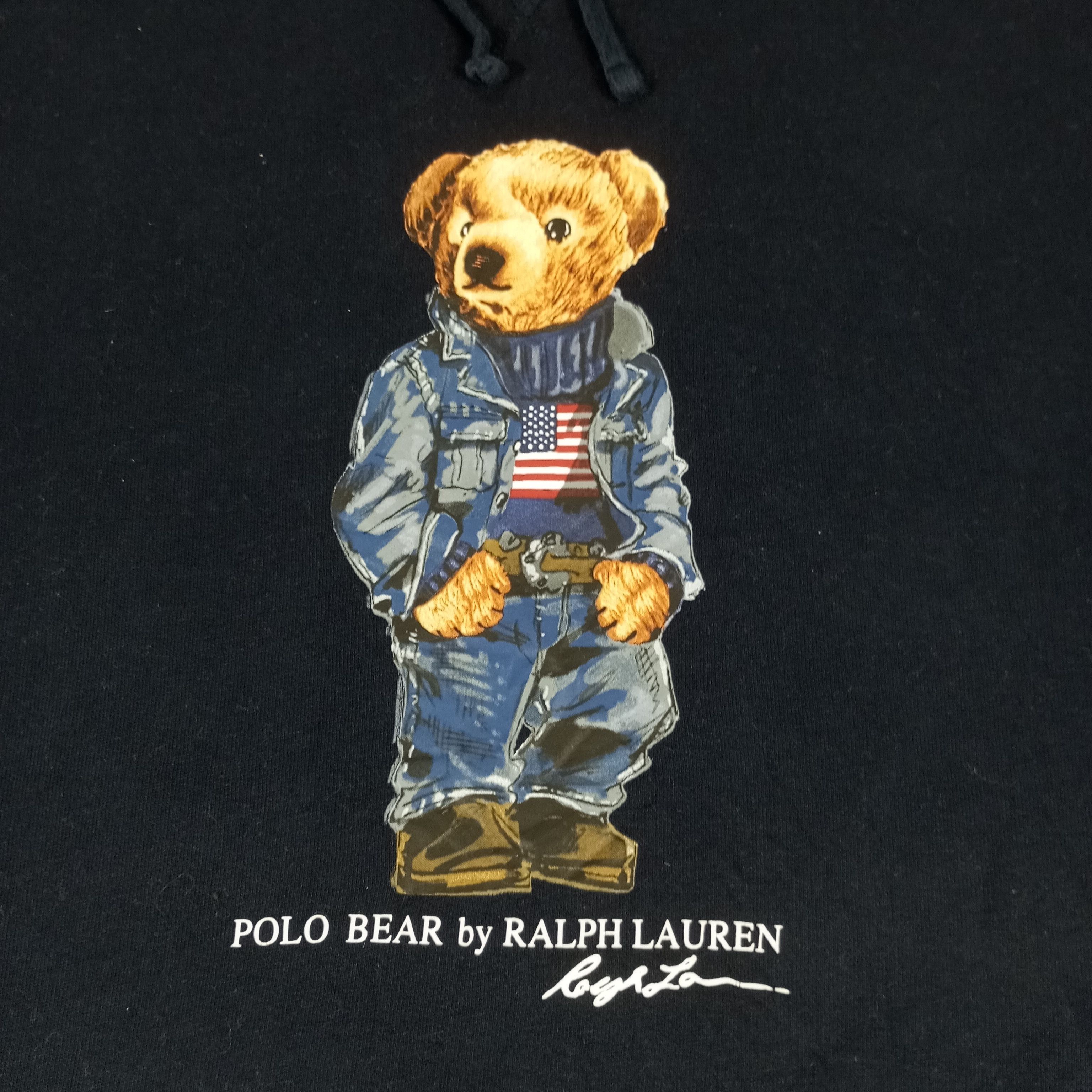 Polo Ralph Lauren × Vintage Polo Bear By Ralph Lauren Fashion Brand Style Hoodies Size US XXL / EU 58 / 5 - 2 Thumbnail