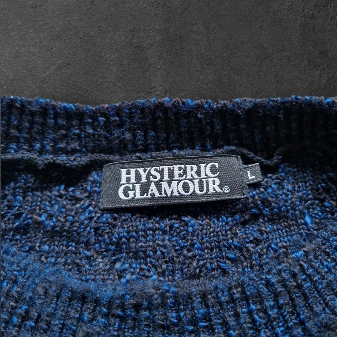 Hysteric Glamour Mens vintage y2k hysteric glamour knitted jumper with skull Size US L / EU 52-54 / 3 - 4 Thumbnail