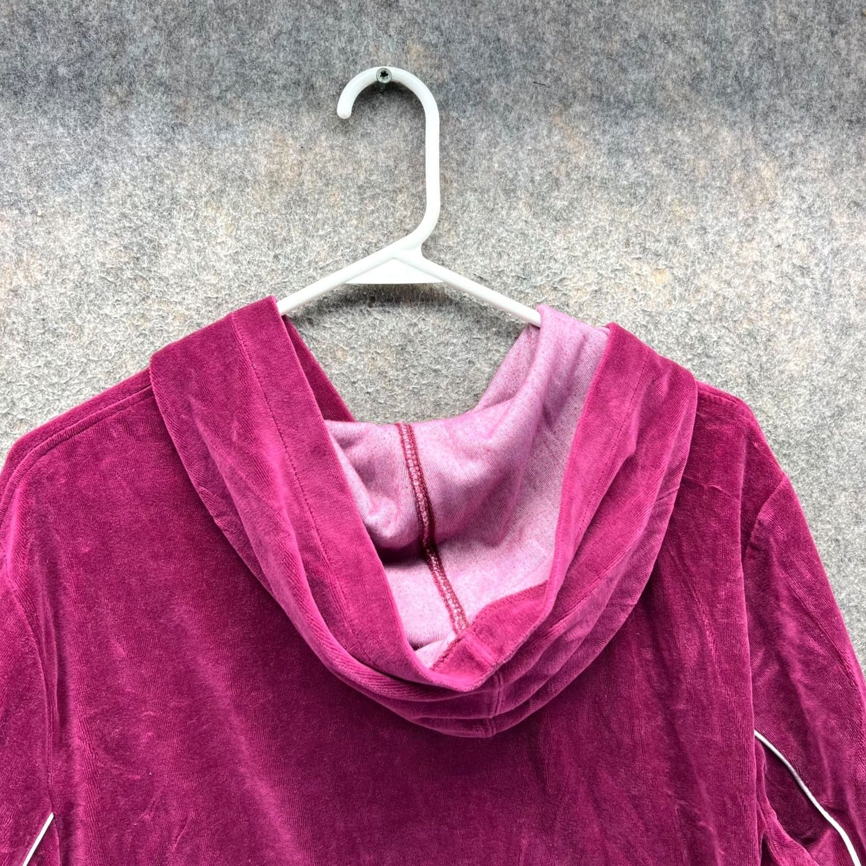 Pacsun VINTAGE Pacsun Hoodie Men Medium Purple Solid Satin Cotton Fleece Pullover Hooded Pockets Sweater Size US M / EU 48-50 / 2 - 6 Thumbnail