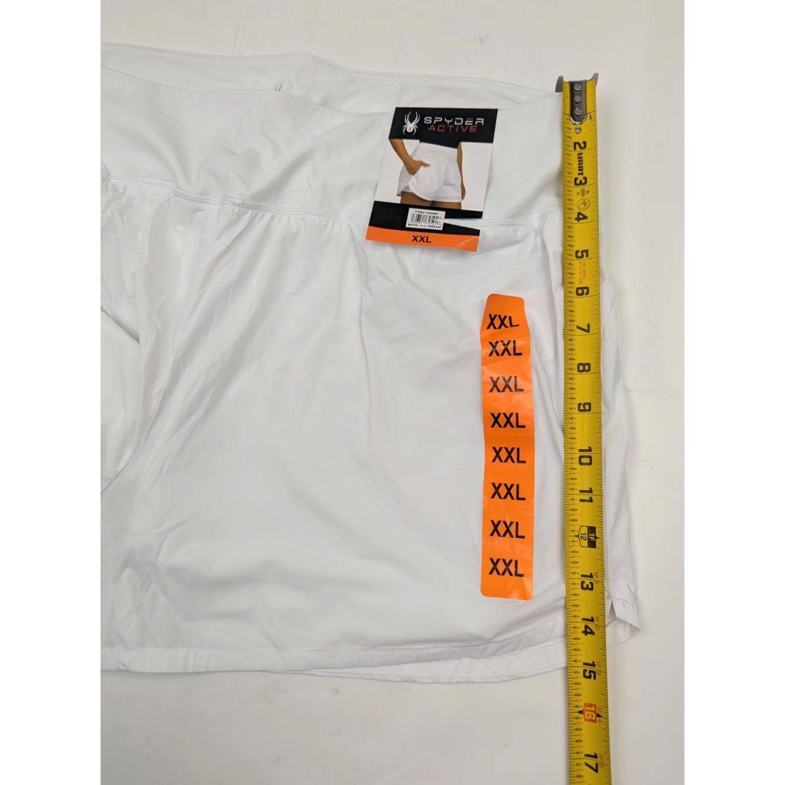 Spyder Spyder Shorts Women Size XXL White Active Running Stretch NWT 36x4 1849687 Size 40" / US 18 - 6 Thumbnail