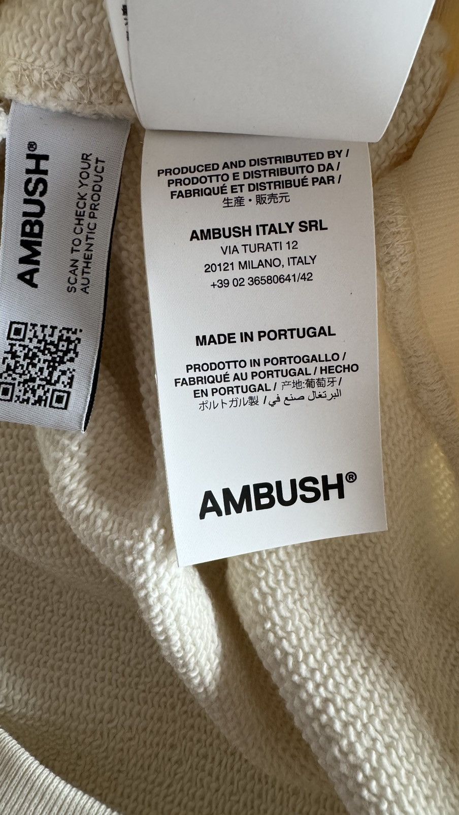 Ambush Design Ambush sweatshirt XS S M new with tags beige Size US XS / EU 42 / 0 - 12 Thumbnail