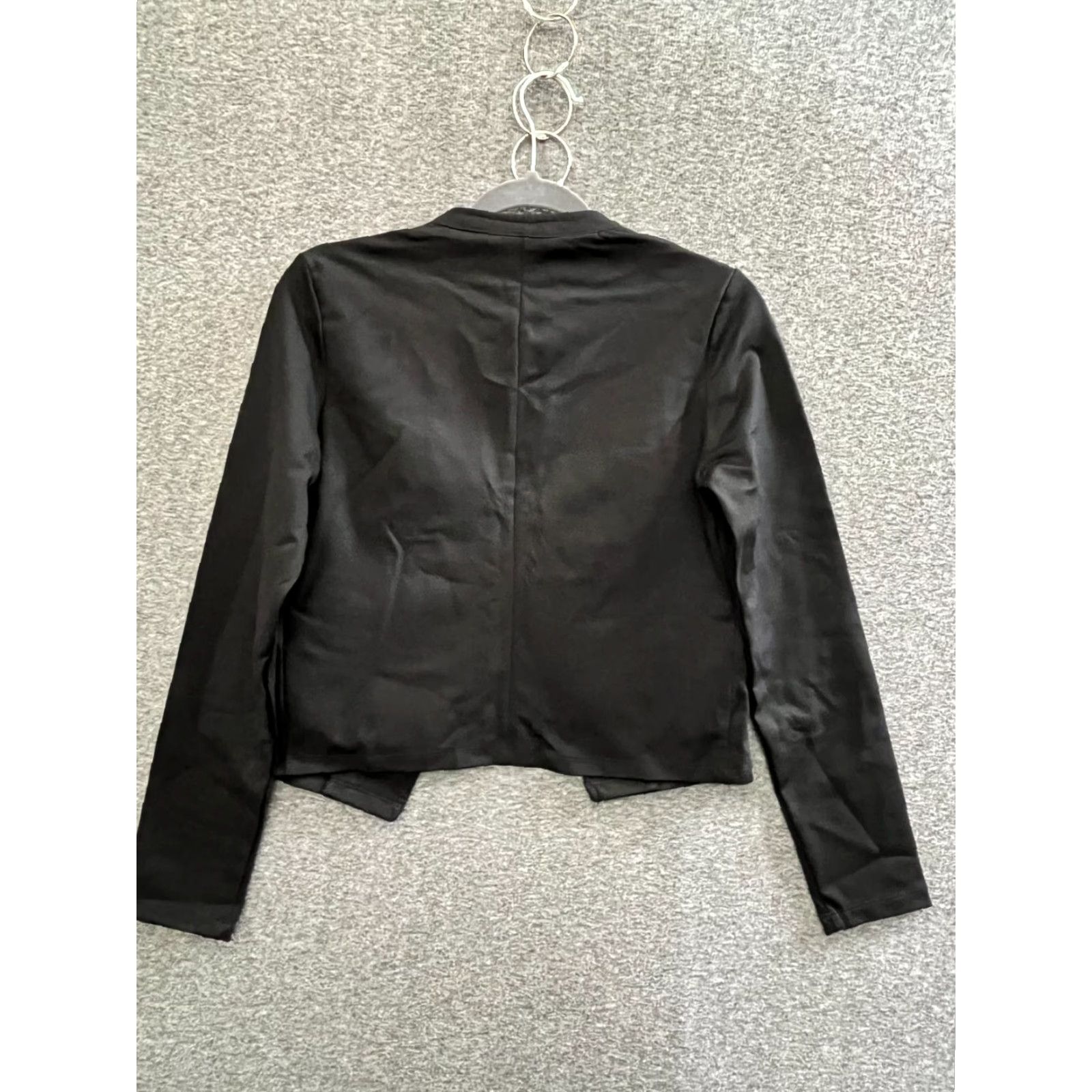 Guess GUESS Blazer Women's Black Open Front Cropped Length S Blazer Shirt Size S / US 4 / IT 40 - 2 Thumbnail