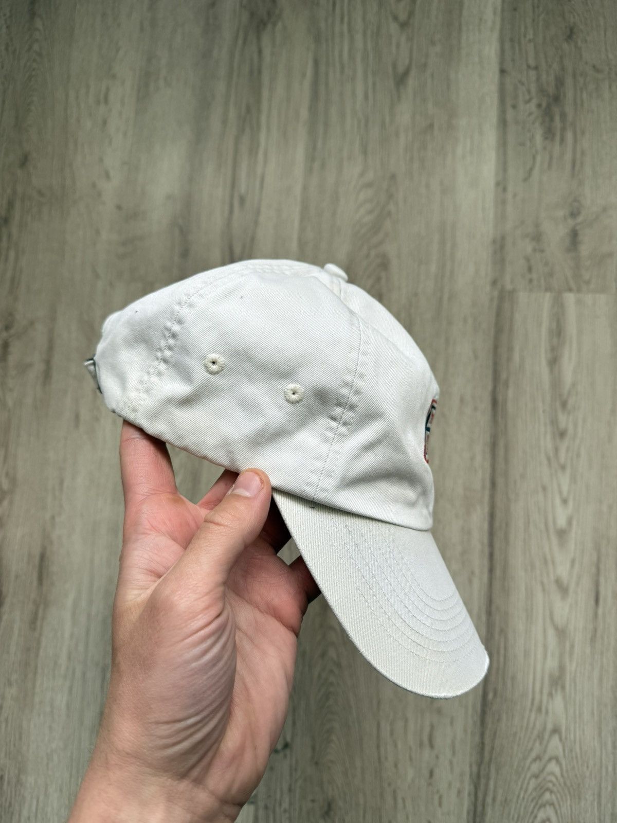 Polo Ralph Lauren Polo Jeans RL Logo Distressed Cap Vintage Ralph Lauren Hat Size ONE SIZE - 3 Thumbnail