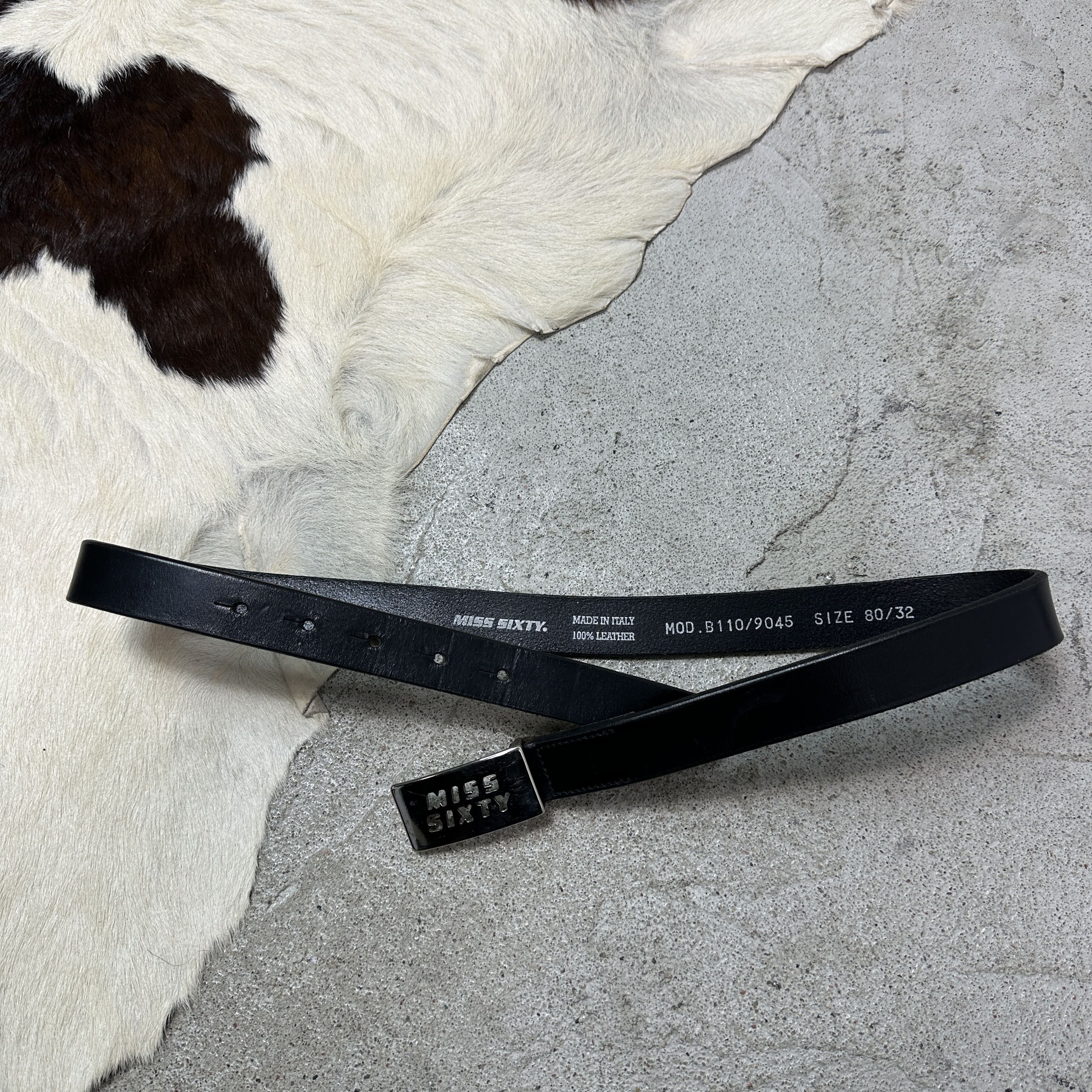Miss Sixty Vintage Avant Garde Leather Miss Sixty Belt Y2K Size ONE SIZE - 2 Thumbnail