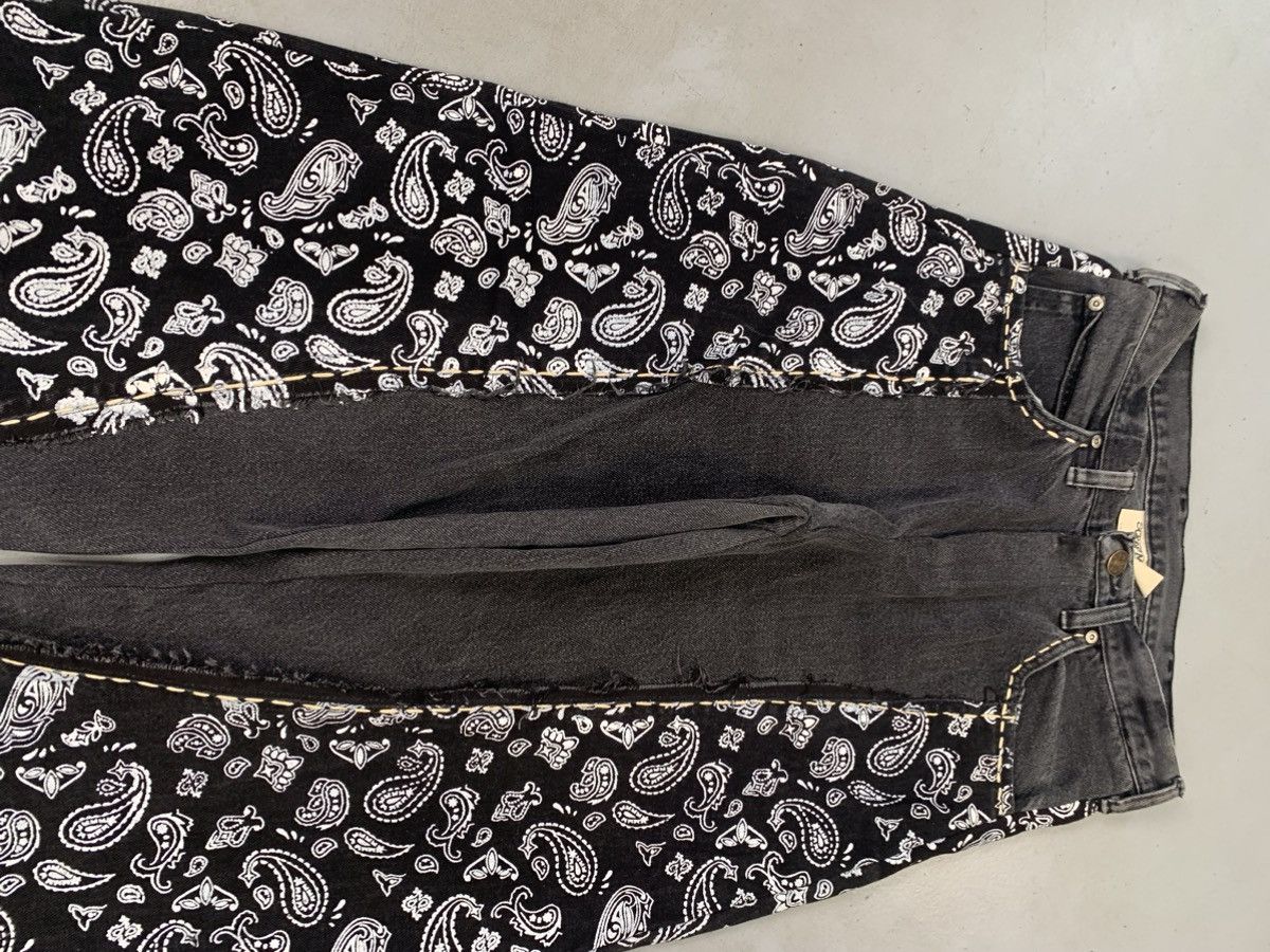 Levi's upcycled bandana patch baggy fit denim Size US 30 / EU 46 - 8 Thumbnail