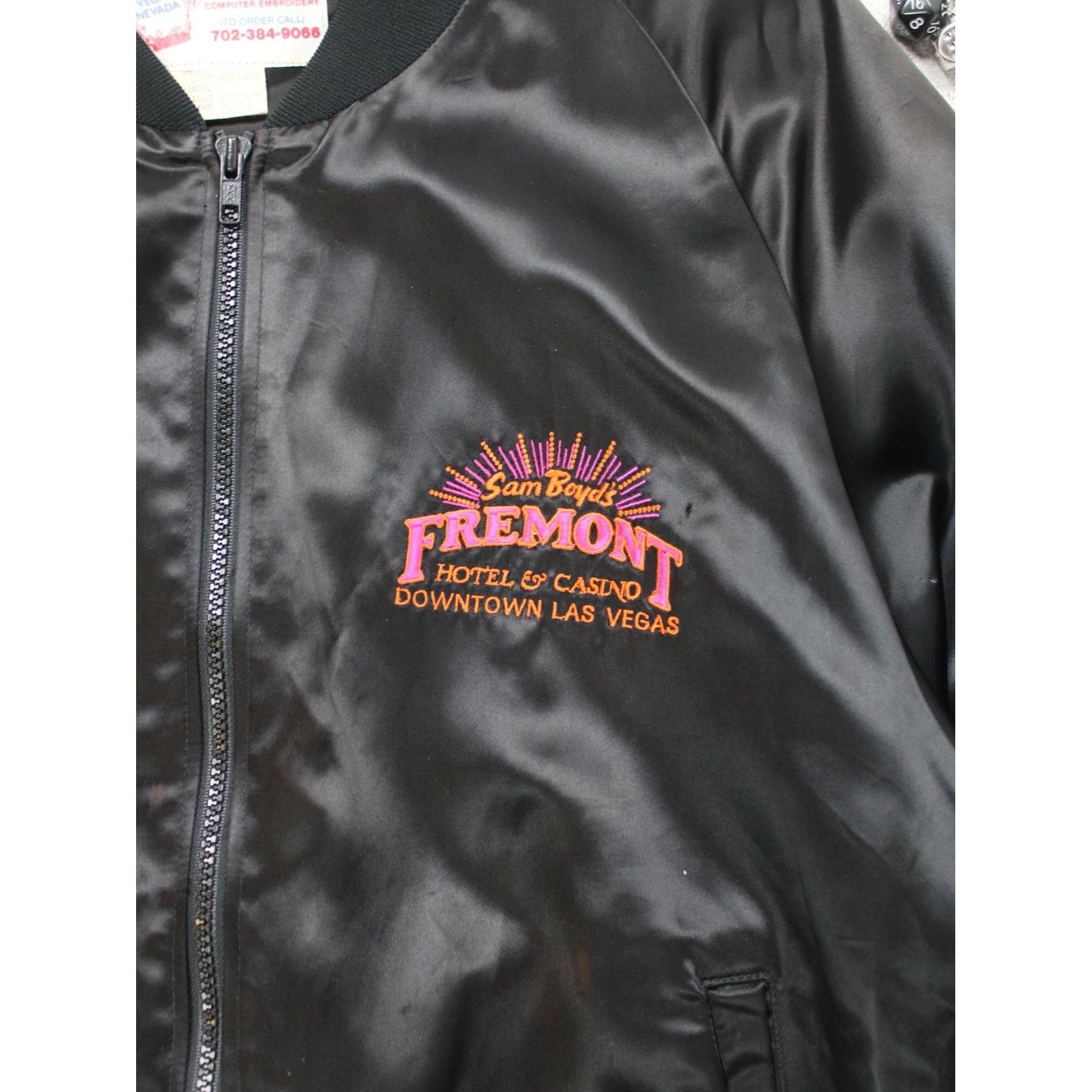 Other Vintage 80s Sam Boyd’s Fremont Hotel Las Vegas Bomber Jacket Size US XL / EU 56 / 4 - 2 Thumbnail