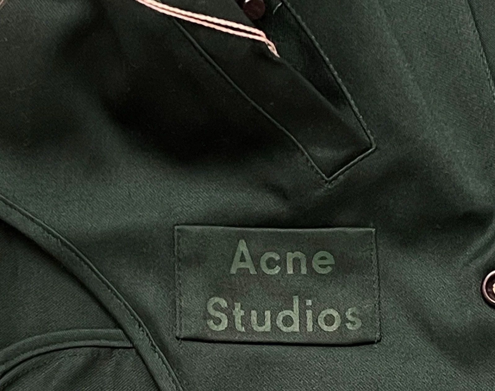 Acne Studios Acne Studios Green Coach Jacket 50 New With Tags Size US M / EU 48-50 / 2 - 6 Thumbnail