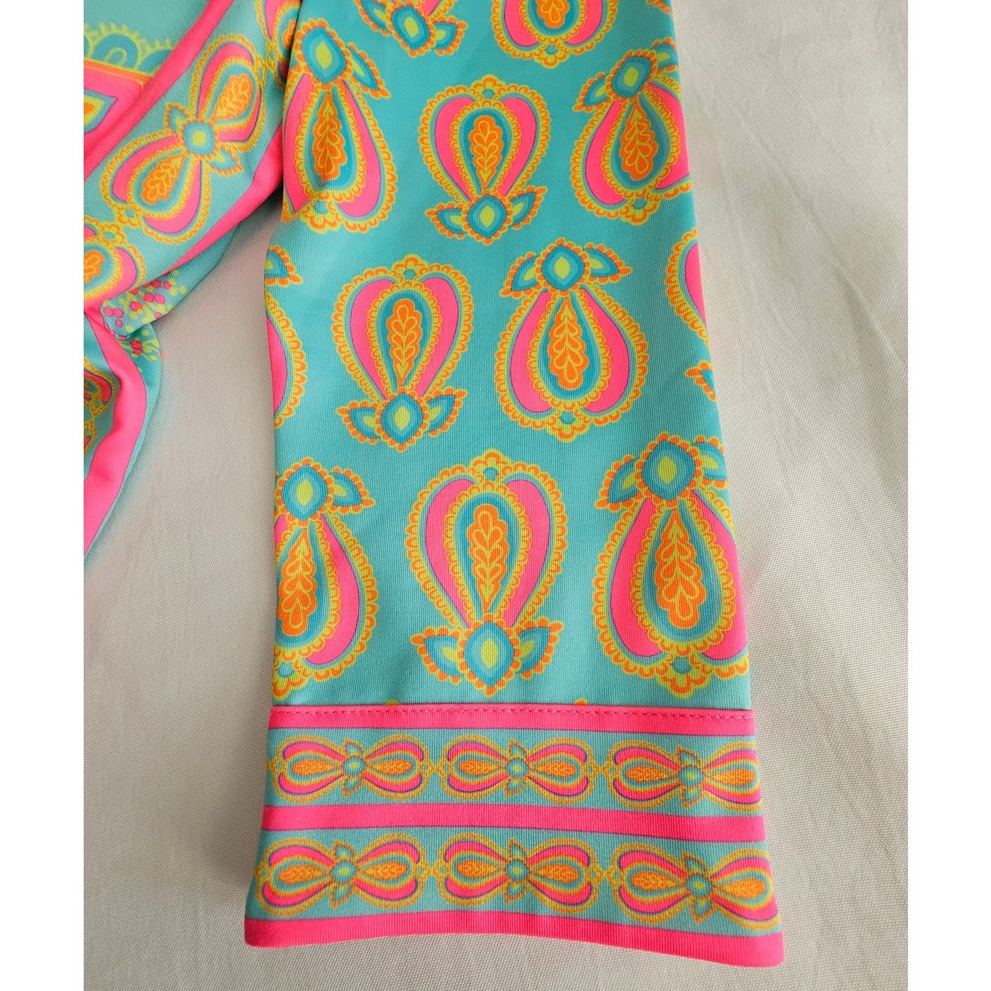 Gretchen Scott GRETCHEN SCOTT Stretch Bright Neon Floral Casual Dress XS Size XS / US 0-2 / IT 36-38 - 8 Thumbnail