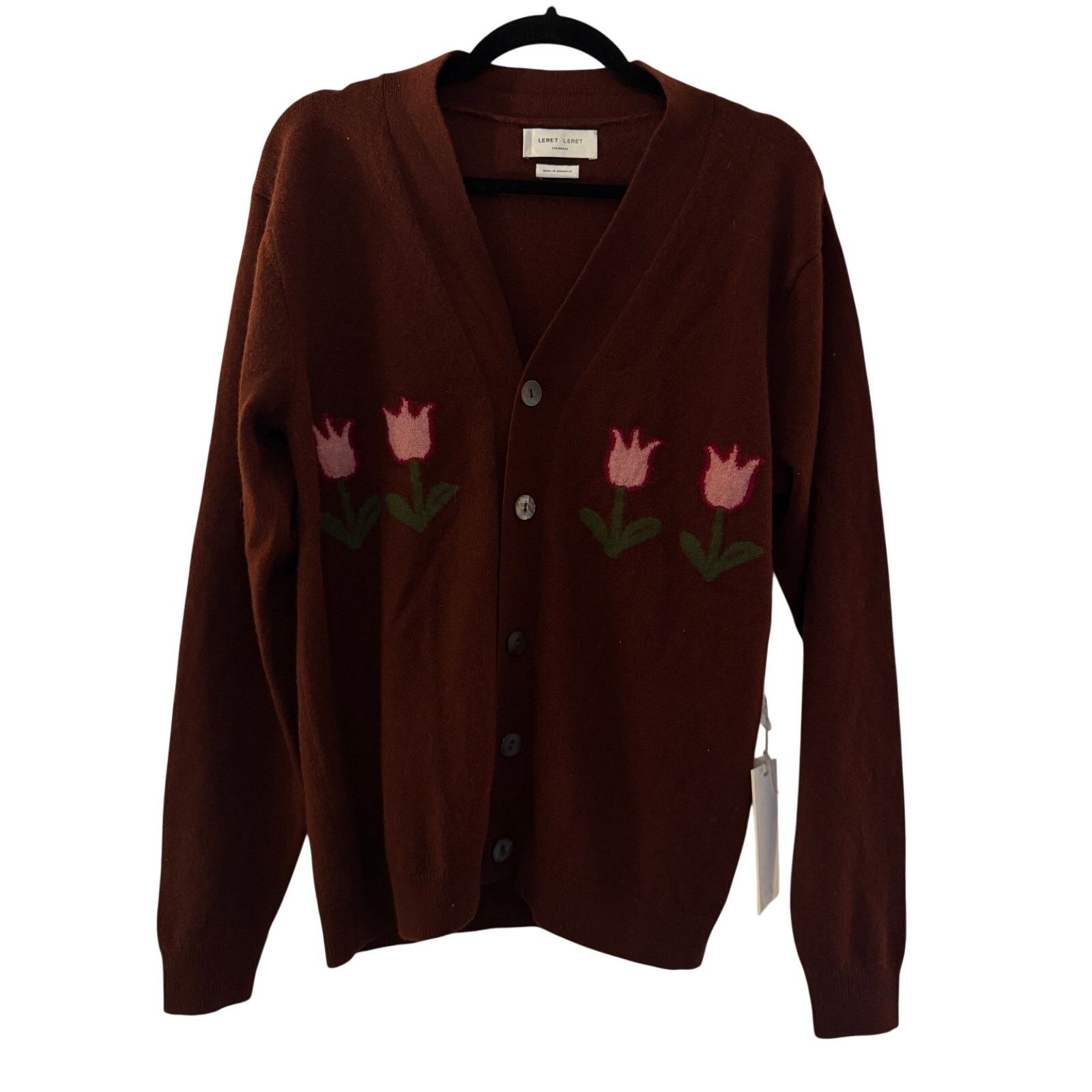Other Leret Leret NWT N.82 Limited Edition Cashmere Cardigan Size S / US 4 / IT 40 - 1 Thumbnail