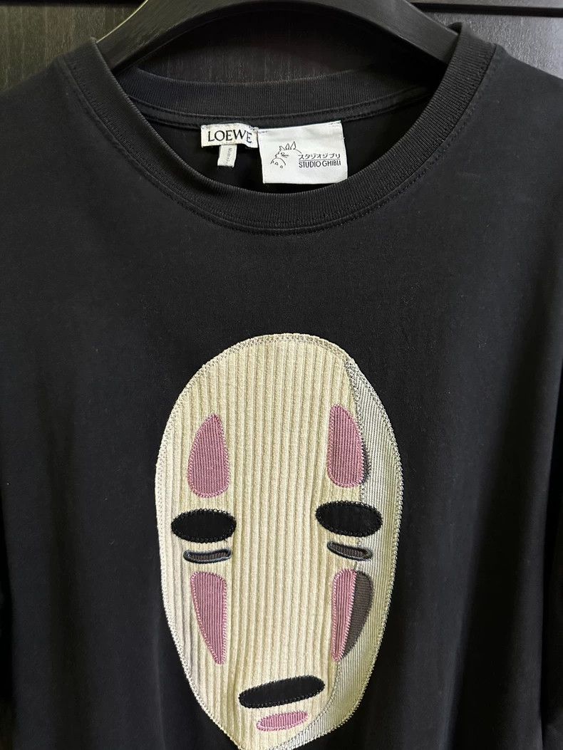 Loewe LOEWE Faceless man embroidered cartoon T-shirt Size M / US 6-8 / IT 42-44 - 5 Thumbnail