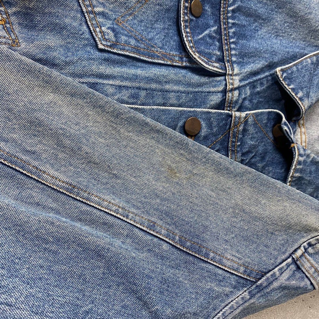 Vintage × Wrangler Vintage 90’s Wrangler American Cowboys Denim Jacket Size US L / EU 52-54 / 3 - 4 Thumbnail