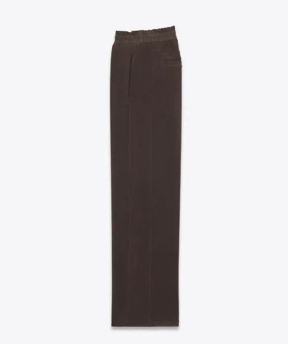 Saint Laurent Paris o1bcso1str0924 Wide Leg Sweatpants in Brown Size US 32 / EU 48 - 2 Thumbnail