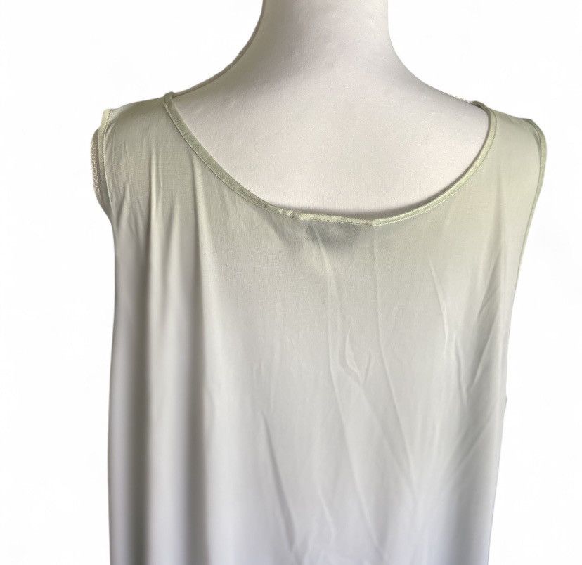 Other Vintage Vanity Fair Blue Embroidered Floral Slip Dress Sz XL Size ONE SIZE - 13 Thumbnail