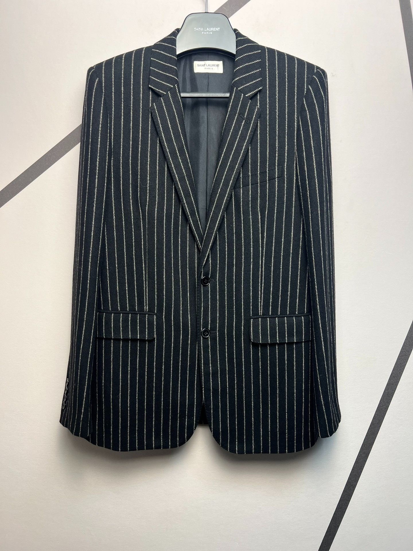 Saint Laurent Paris Saint laurent Striped wool suit 2501-Nextarrow Size 50R - 1 Thumbnail