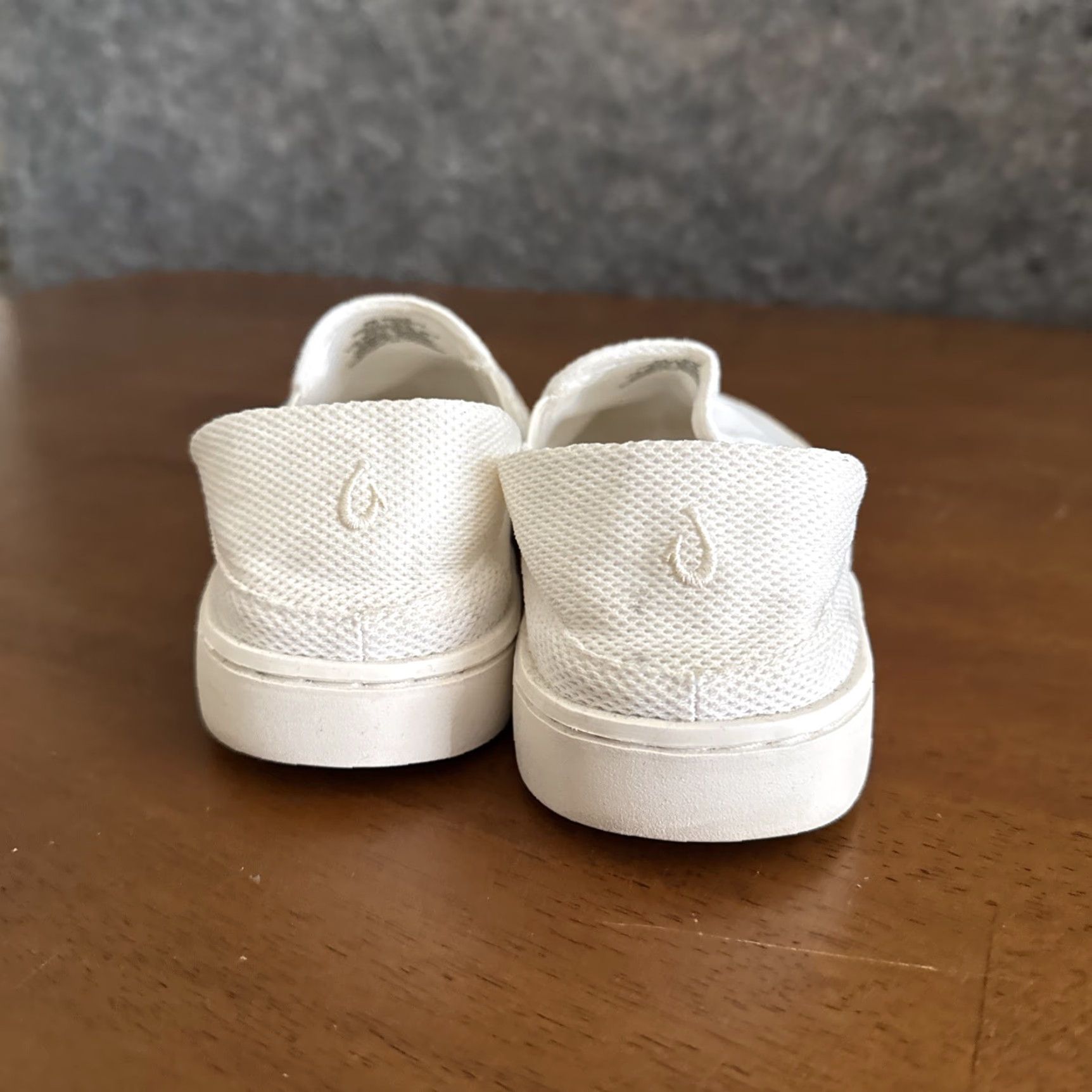 Olukai OLUKAI Pehuea Women's Slip On Sneaker Shoes, Puka/White, Size 7, White, Sneaker, Women, Slip On, Casual, 7, OLUKAI Pehuea Size US 7 / IT 37 - 2 Thumbnail