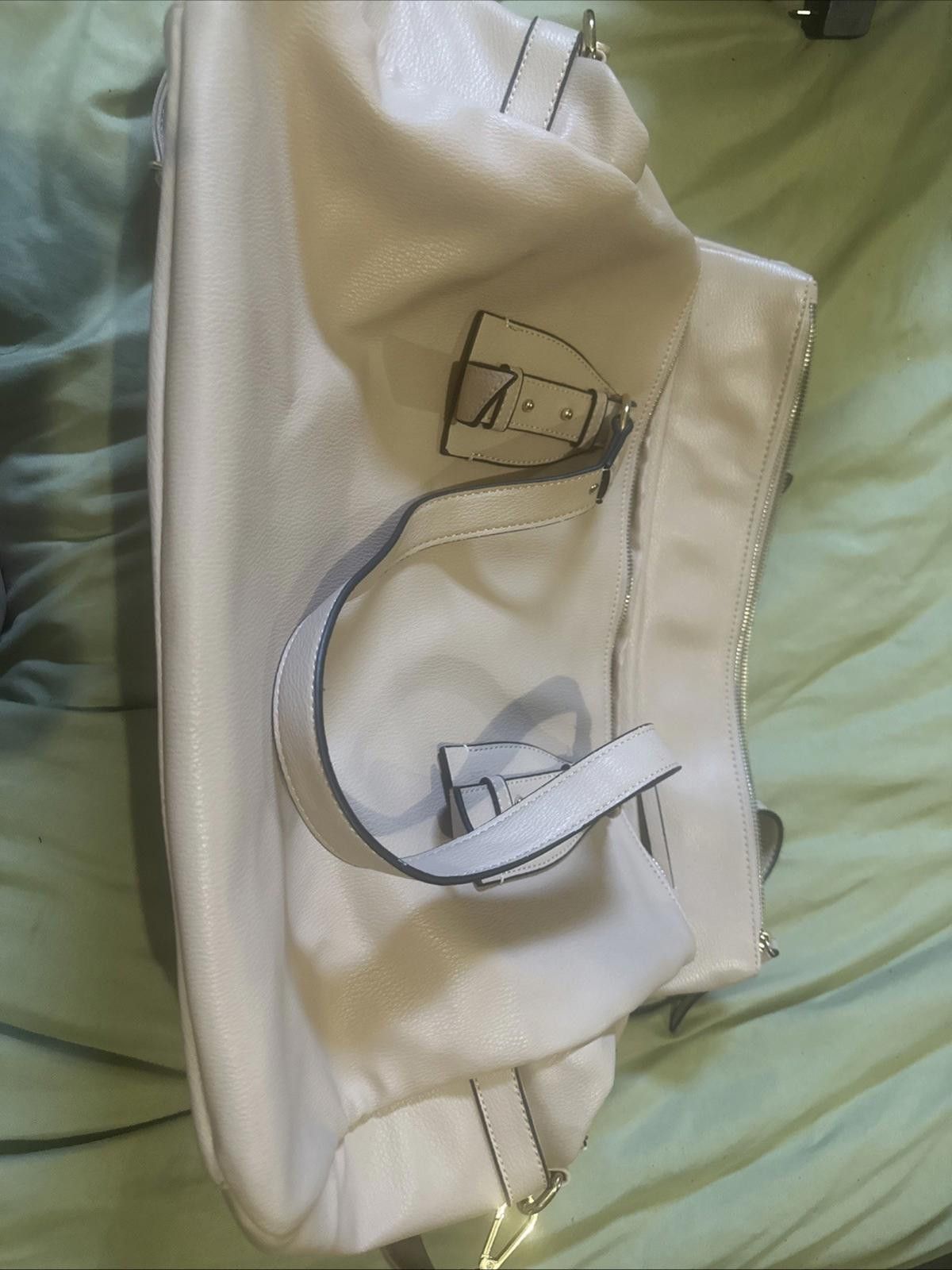 The Unbranded Brand Like Oversized Purse Beige Satchel Size ONE SIZE - 1 Thumbnail