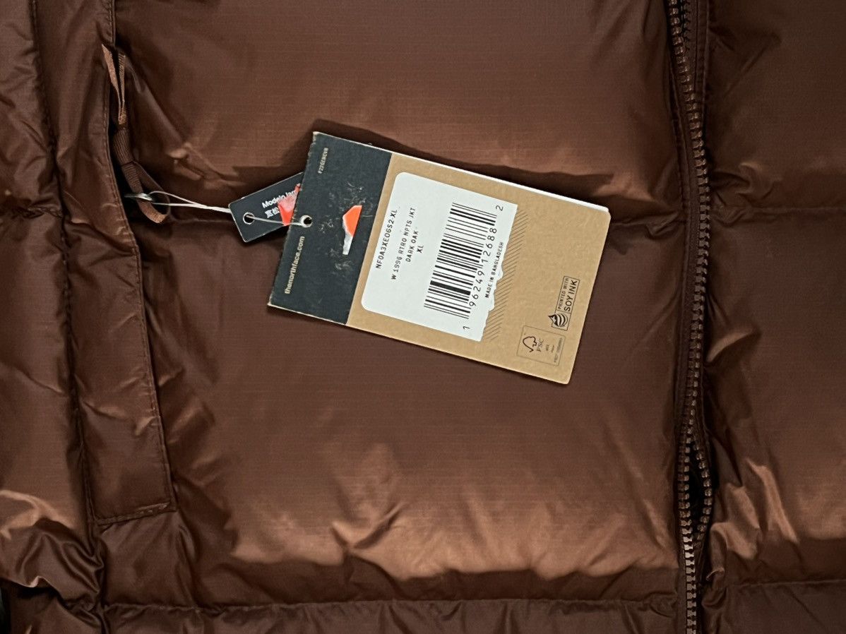 The North Face north face 1996 retro Nuptse 700 Fill, Dark Oak XL womens Size XL / US 12-14 / IT 48-50 - 19 Thumbnail