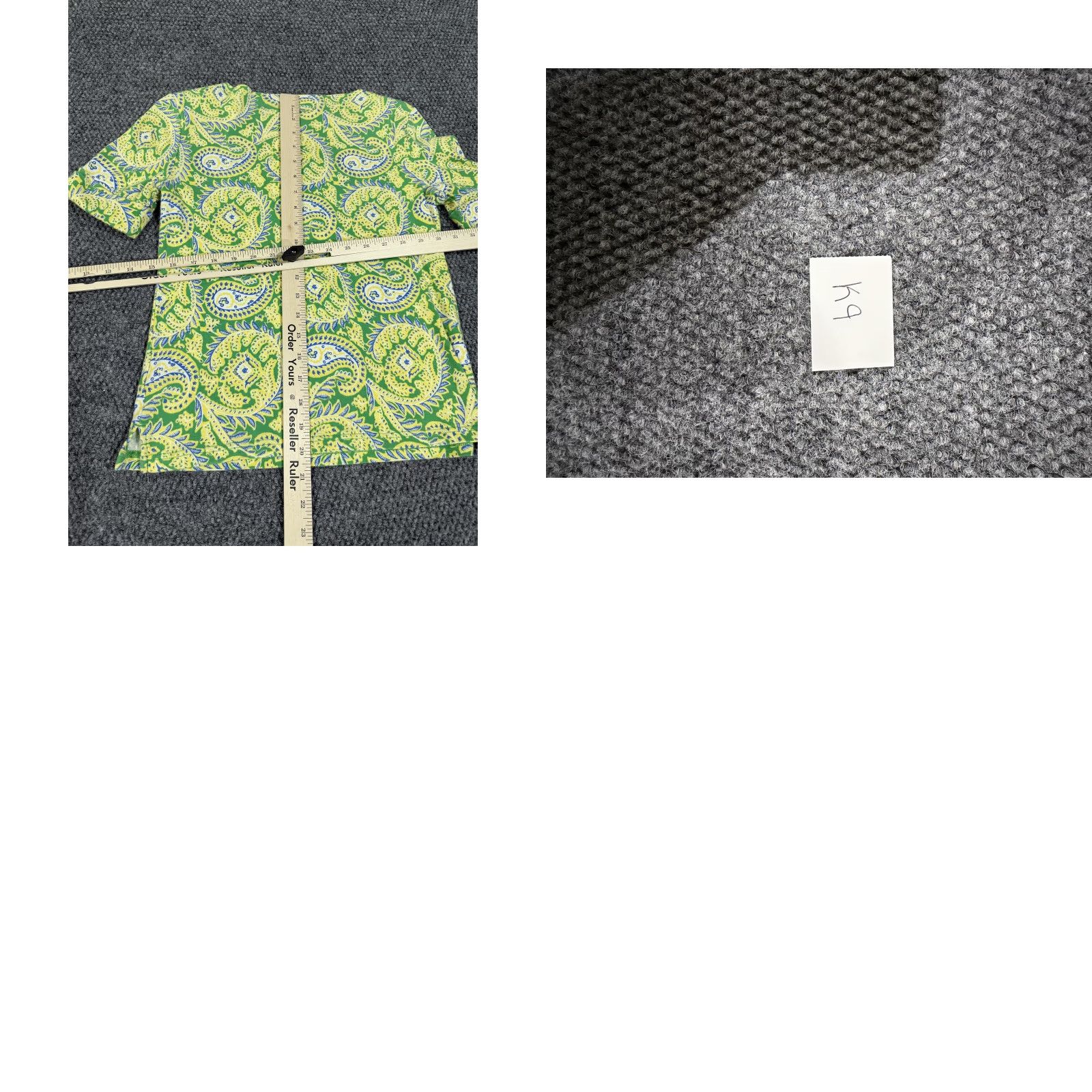 Ralph Lauren Lauren Ralph Lauren Shirt PM Green Paisley Crew Neck Short Sleeve Top Womens Size M / US 6-8 / IT 42-44 - 8 Thumbnail