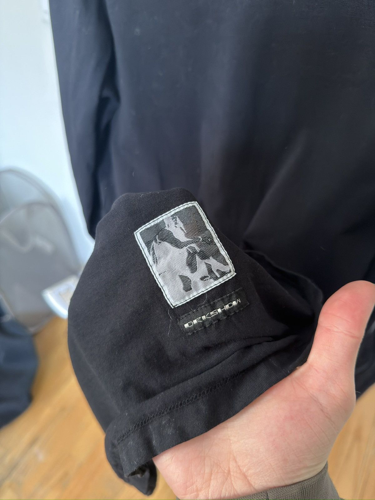 Rick Owens Drkshdw FW18 Patch Longsleeve Size US S / EU 44-46 / 1 - 5 Thumbnail
