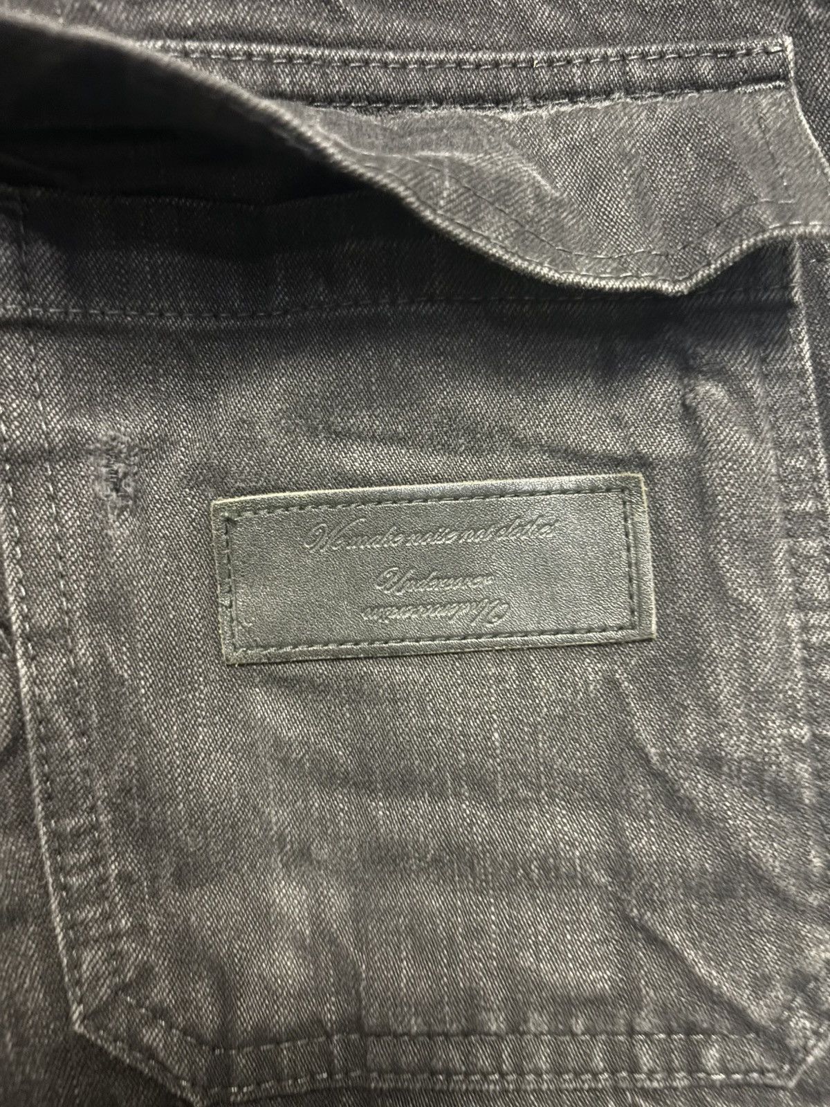 Undercover Undercover AW08 ‘Unrealrealclothes’ Black Moto Pants Size US 32 / EU 48 - 4 Thumbnail