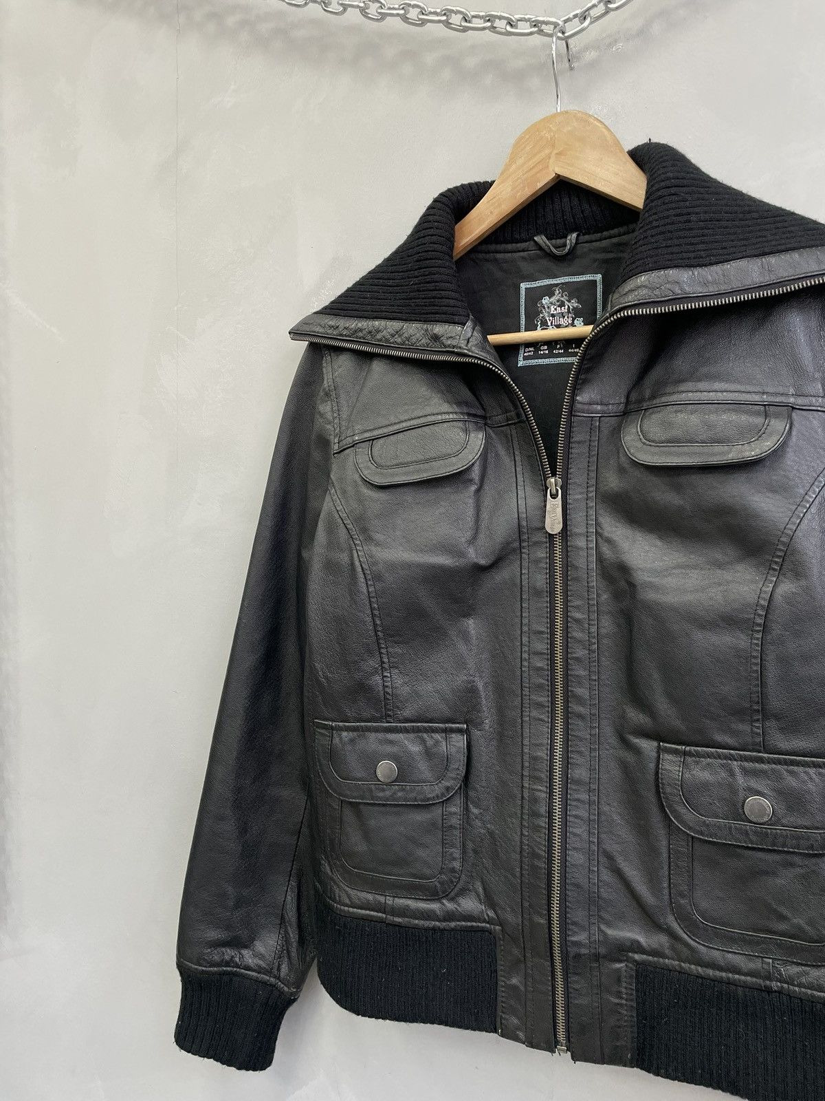 If Six Was Nine Vintage if six was nine style leather jacket Y2K opium Size US S / EU 44-46 / 1 - 2 Thumbnail