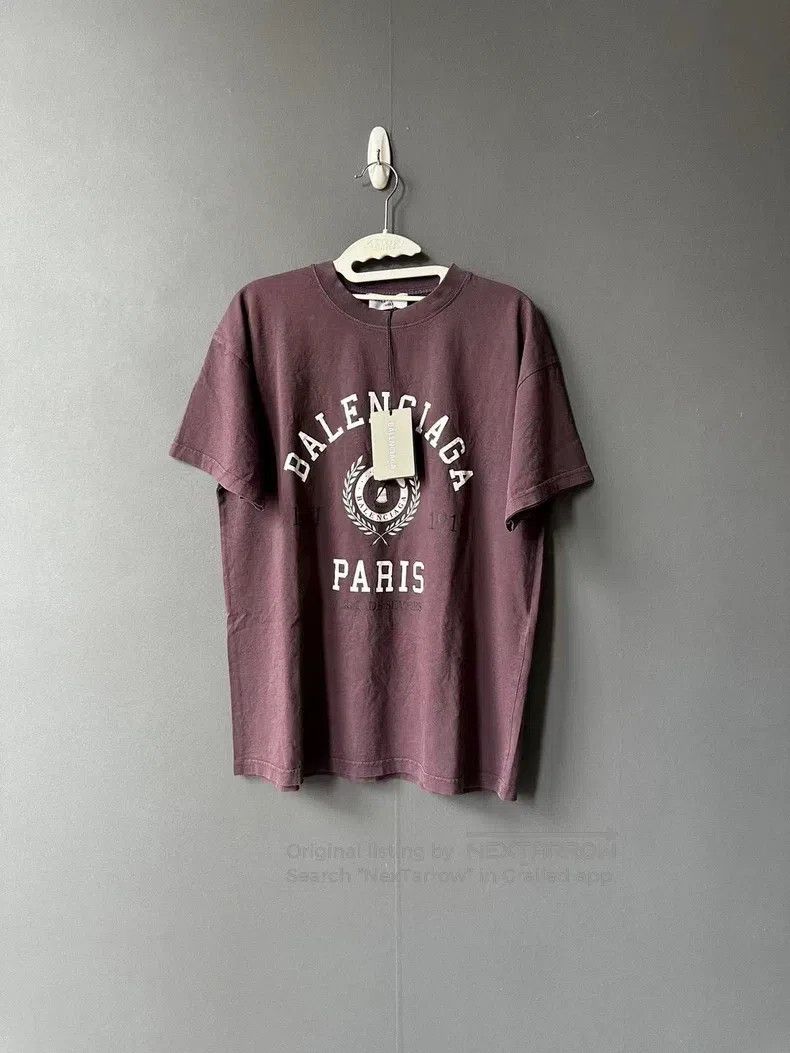 Other Balenciaga Purple Burst Wheat Short Sleeve Size US S / EU 44-46 / 1 - 1 Thumbnail
