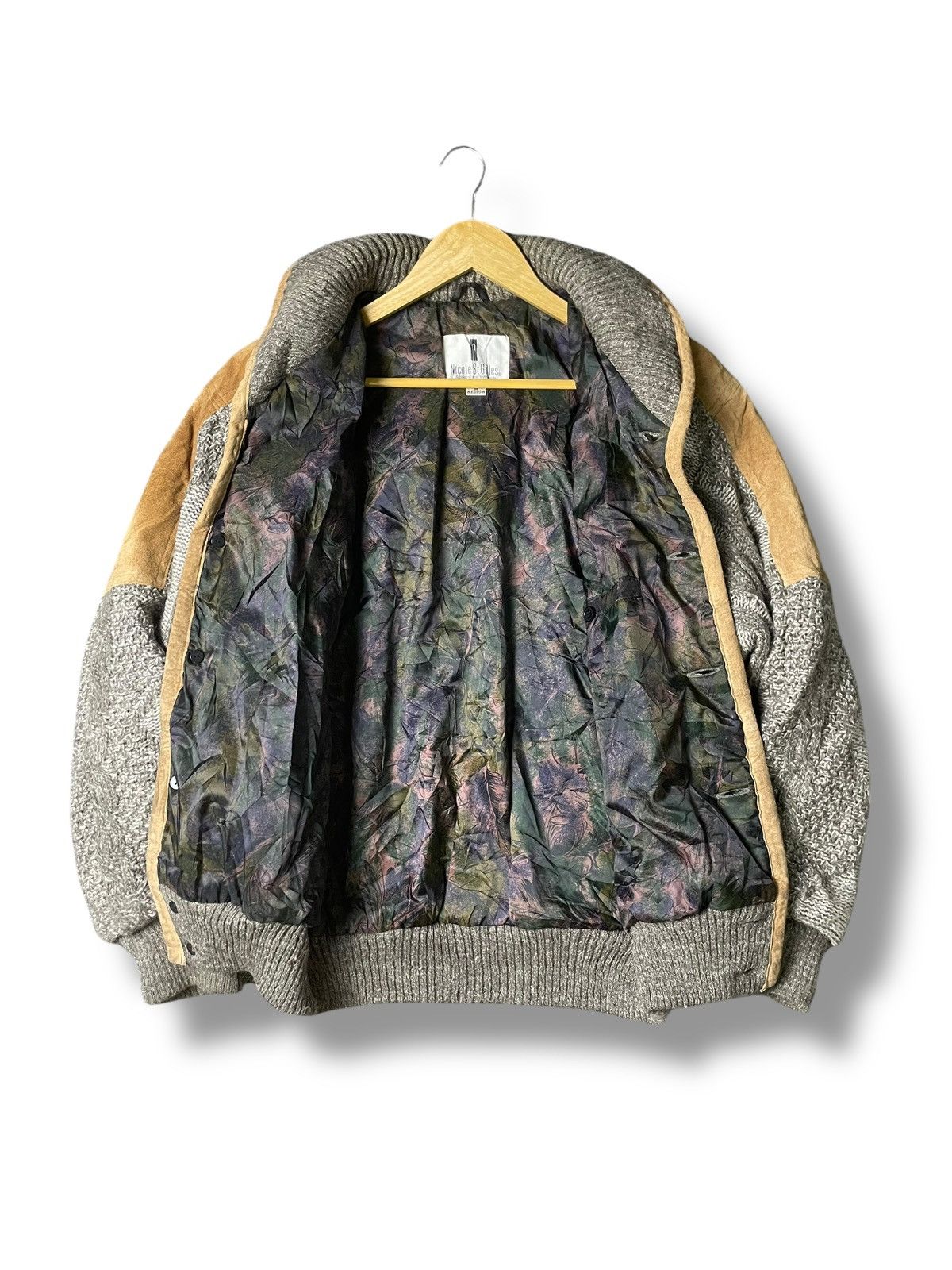 Japanese Brand × Vintage Nicoles St Gilles Paris Wool Button Jacket (56) Size US M / EU 48-50 / 2 - 2 Thumbnail