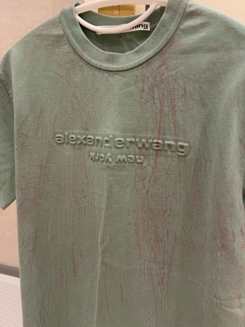 Alexander Wang Green Graphic T-shirt - dmc