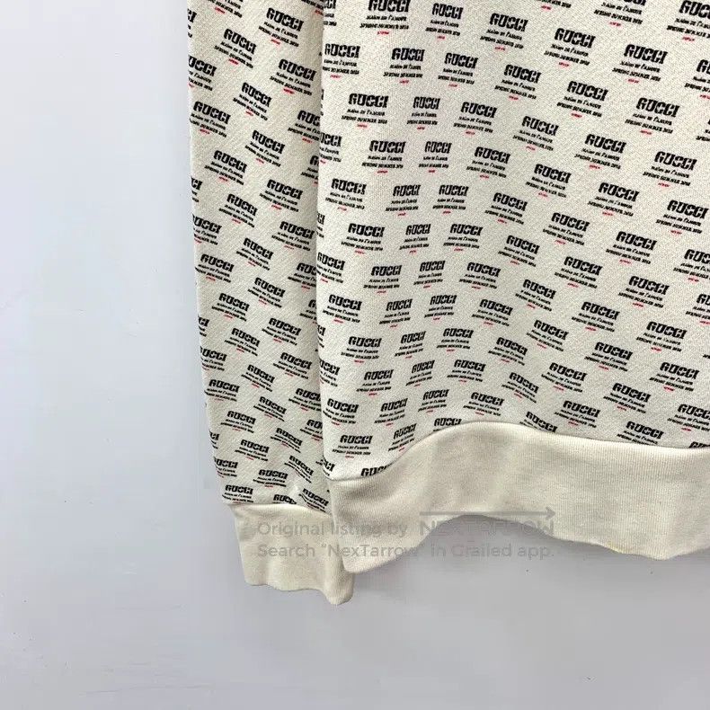 Gucci Gucci Beige logo letter full print cotton hooded long-slee Size US S / EU 44-46 / 1 - 4 Thumbnail