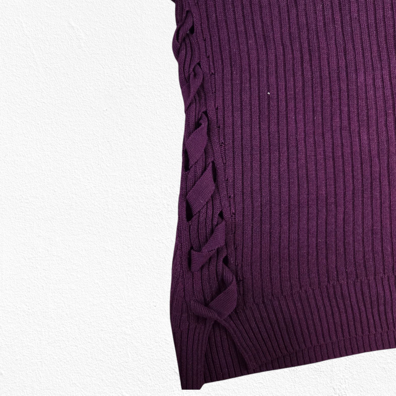 Other Uterque Maroon Turtleneck Wool Blend Sweater Size Small Size S / US 4 / IT 40 - 4 Thumbnail
