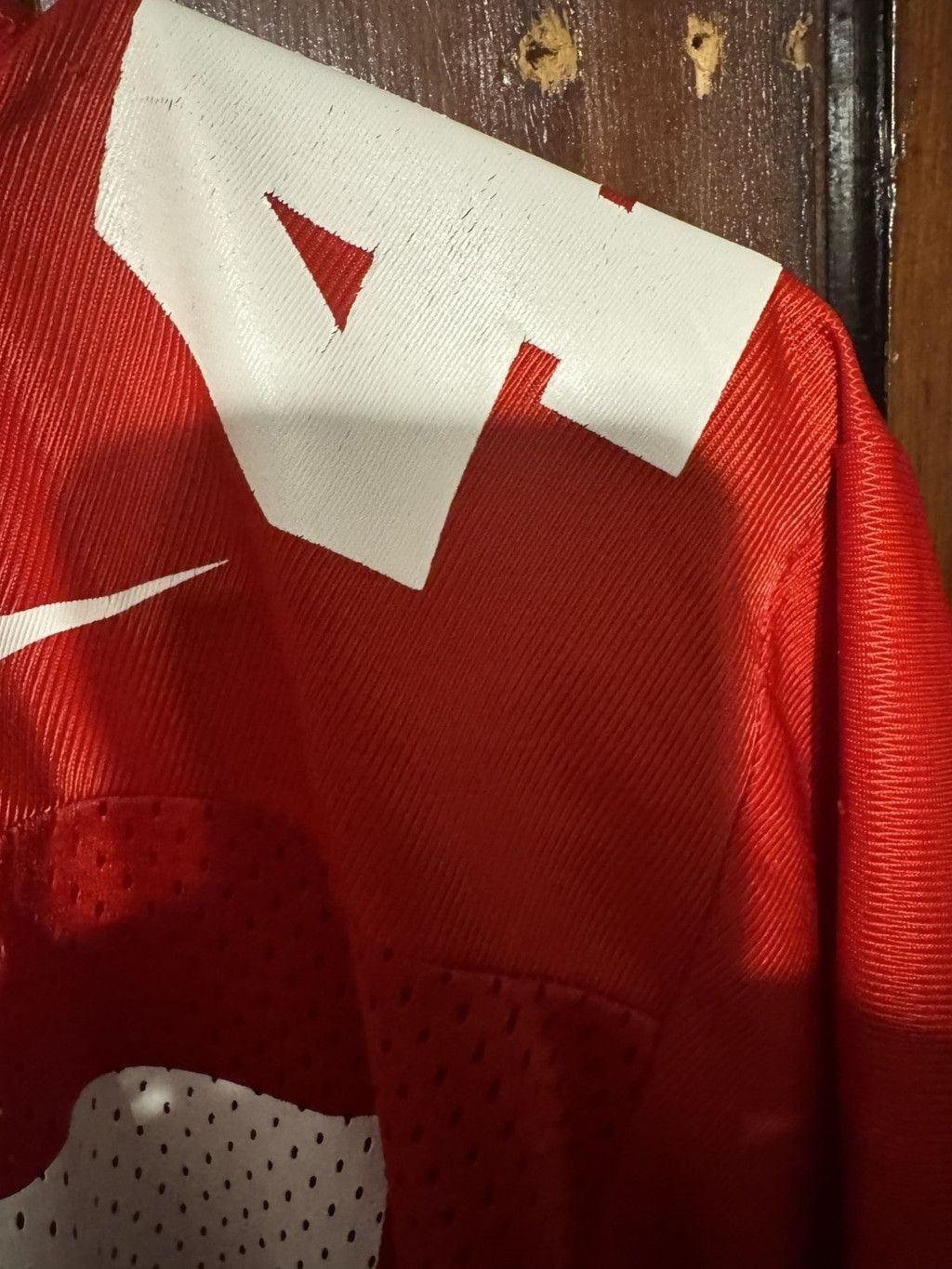 Nike Ohio State Buckeyes Red Nike Kid’s size XL Football jersey Size US XL / EU 56 / 4 - 5 Thumbnail