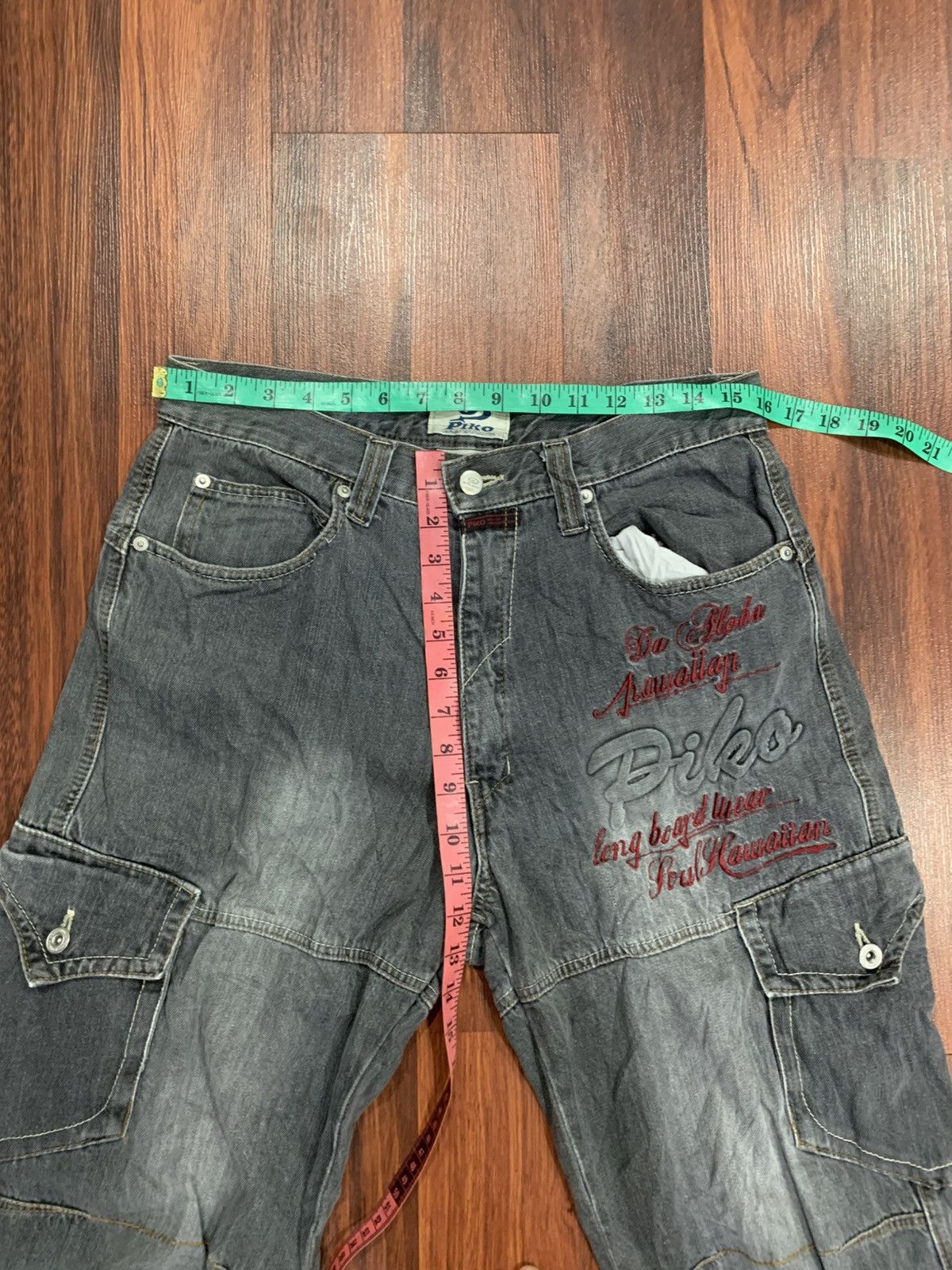 Japanese Brand Hawaiian Piko Jeans Cargo Size US 32 / EU 48 - 4 Thumbnail