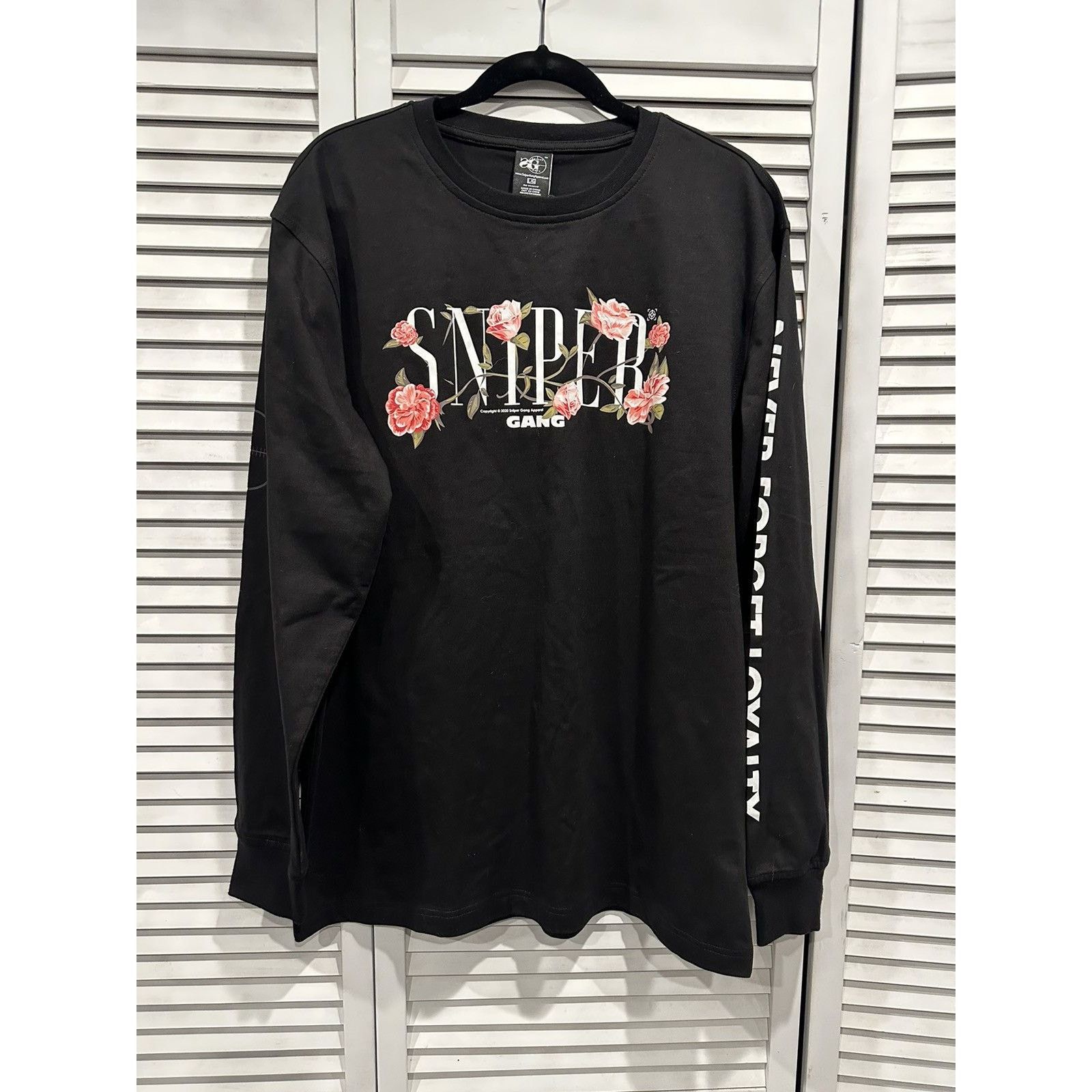 Sniper Gang Sniper Gang Men Sniper Floral Long Sleeve Black Large Size US L / EU 52-54 / 3 - 1 Thumbnail