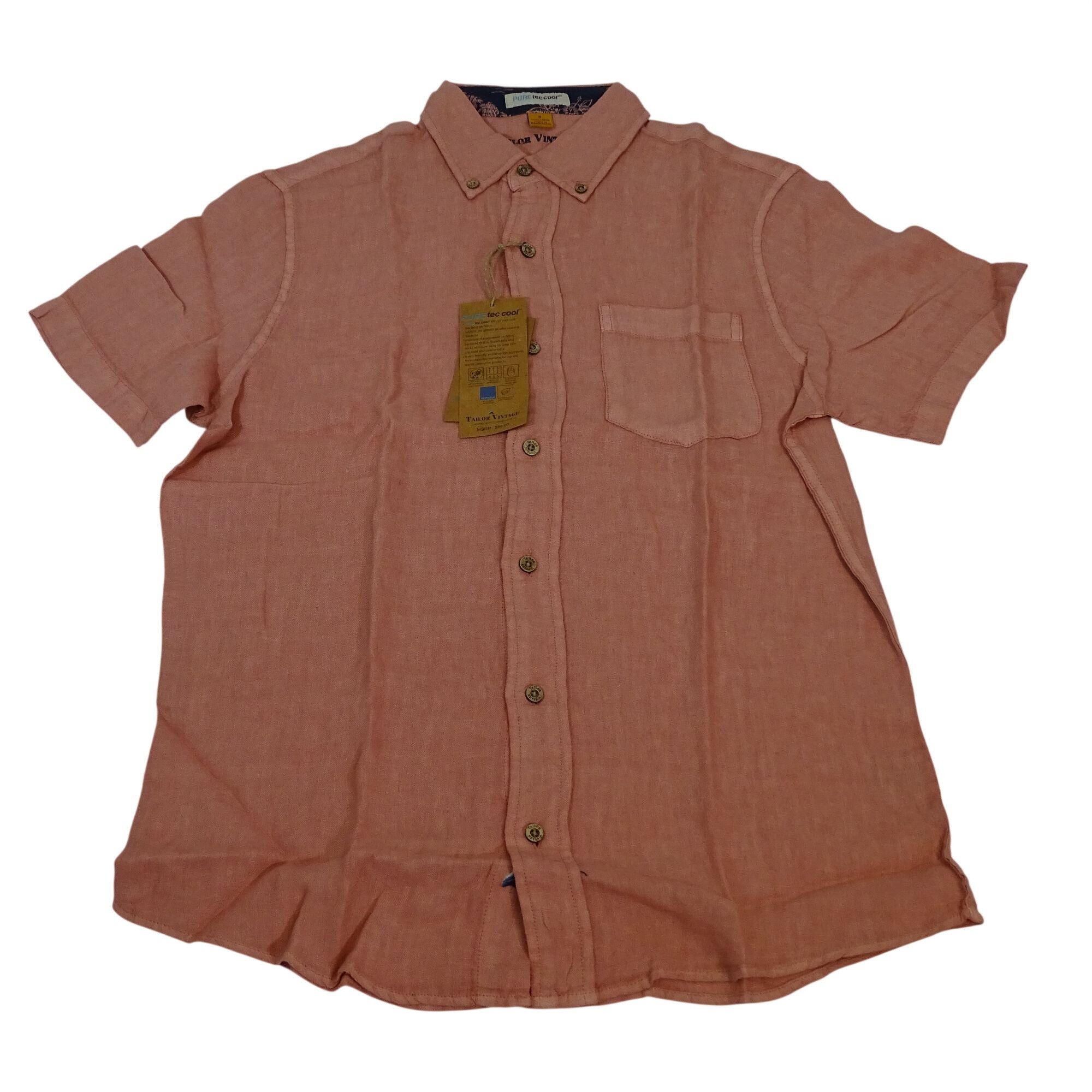 Other Tailor Vintage Men Linen Shirt Size S Short Sleeve Button Up Size US S / EU 44-46 / 1 - 1 Thumbnail