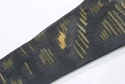 Japanese Brand Straight spliced Distressed Denim Size US 35 - 3 Thumbnail