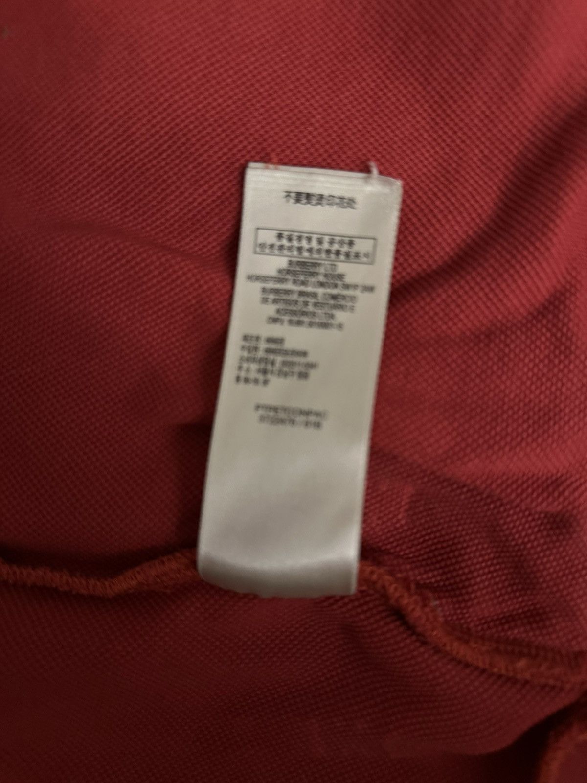 Burberry Burberry hoodie size M red Size US M / EU 48-50 / 2 - 5 Thumbnail
