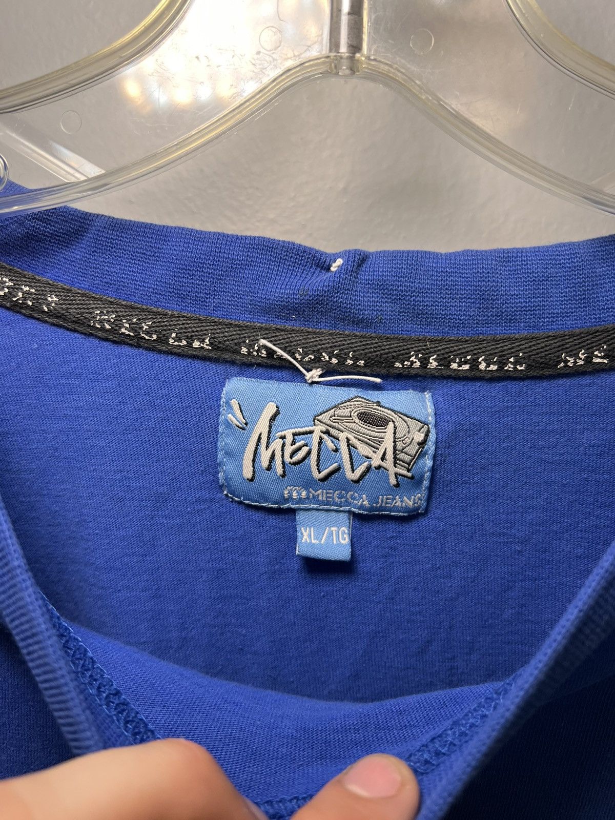 Mecca Vintage Mecca Jeans dj set embroidery baggy t-shirt Size US XL / EU 56 / 4 - 3 Thumbnail