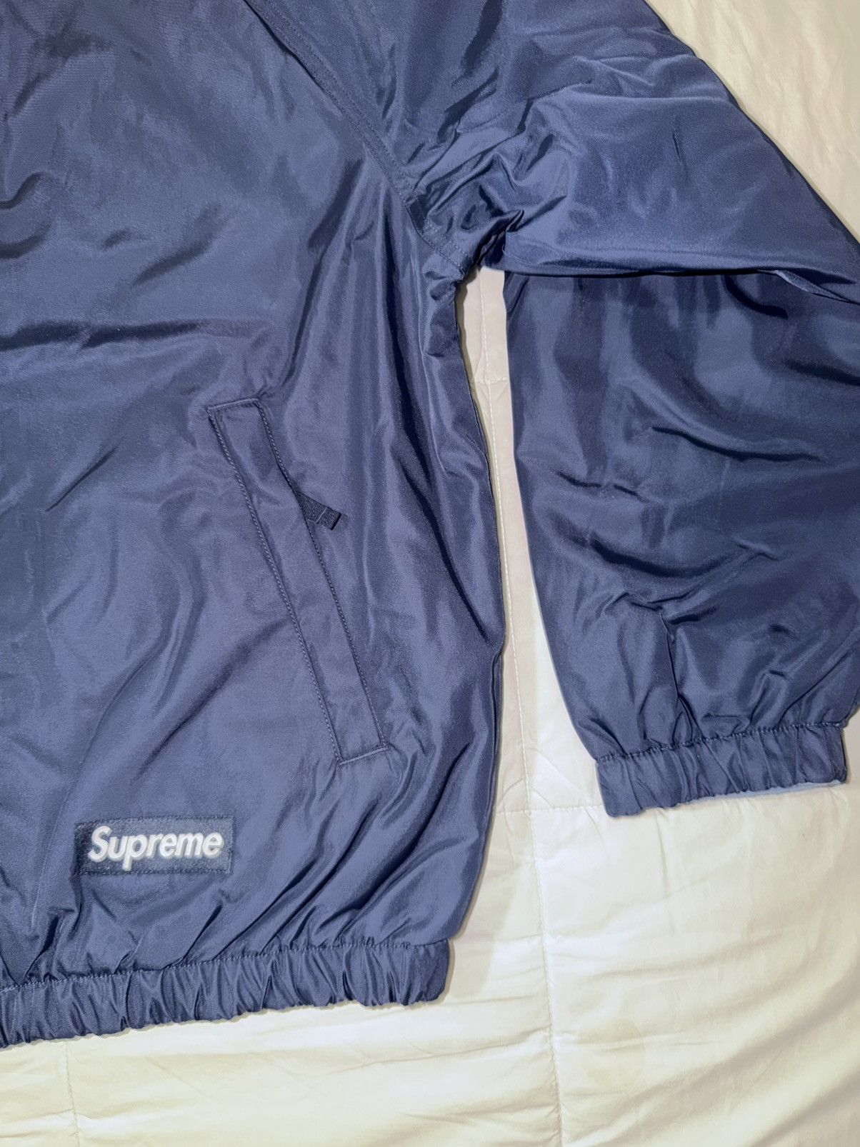 Supreme Supreme Polartec reversible track jacket navy (Medium) Size US M / EU 48-50 / 2 - 7 Thumbnail