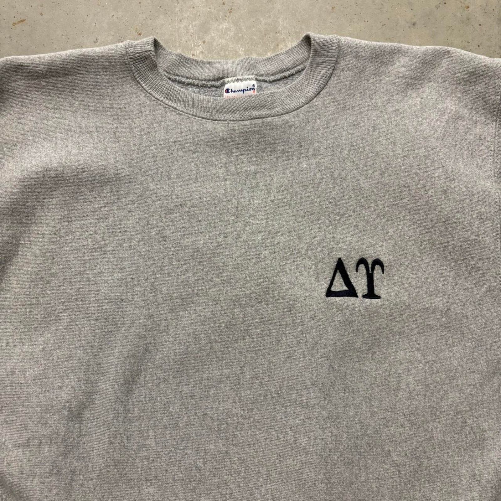 Champion × Vintage Crazy Vintage 90s Champion Reverse Weave Fraternity Crewneck Size US XL / EU 56 / 4 - 4 Thumbnail