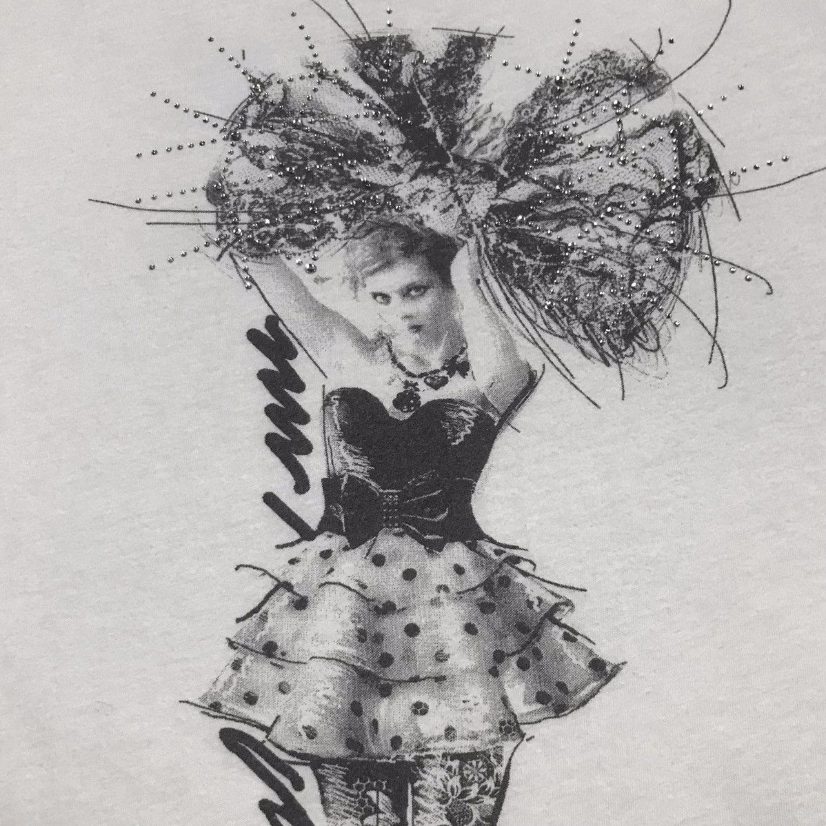 Other Y2K Twentyone Cheerleader T-Shirt Size M / US 6-8 / IT 42-44 - 5 Thumbnail