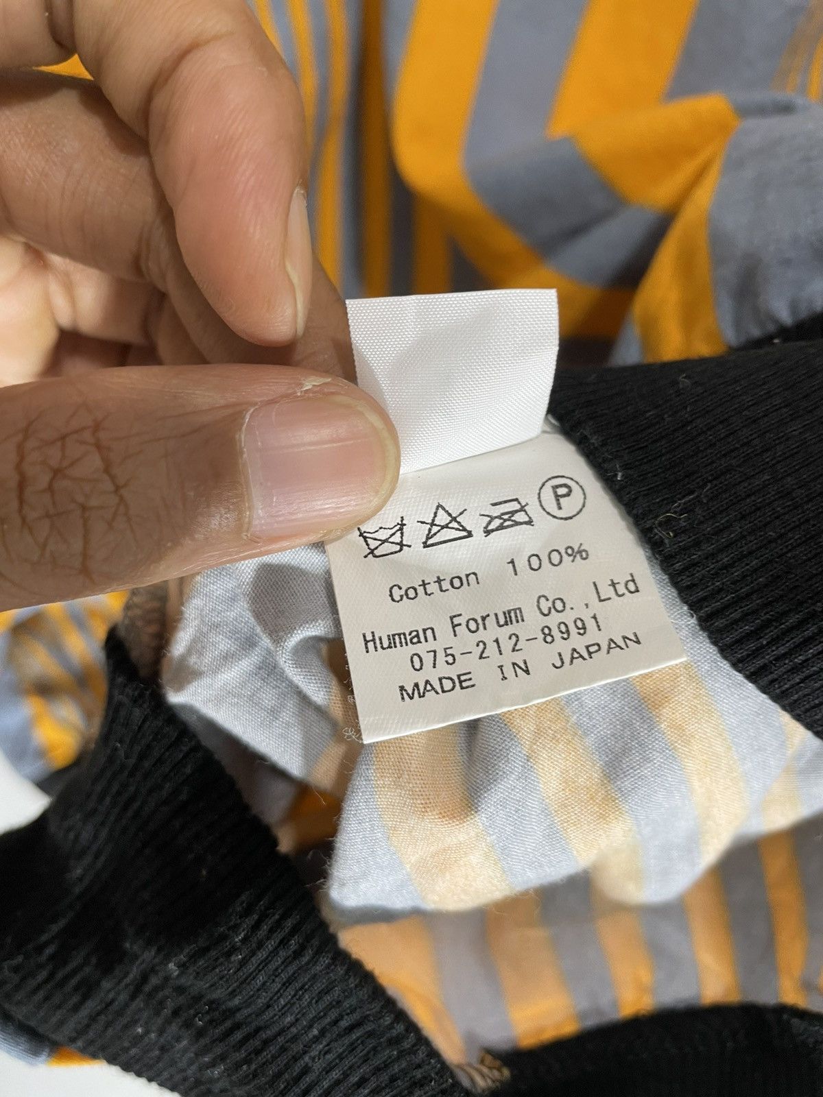 Issey Miyake Undefined Nice Design Striped Sweatshirt Size US M / EU 48-50 / 2 - 8 Thumbnail