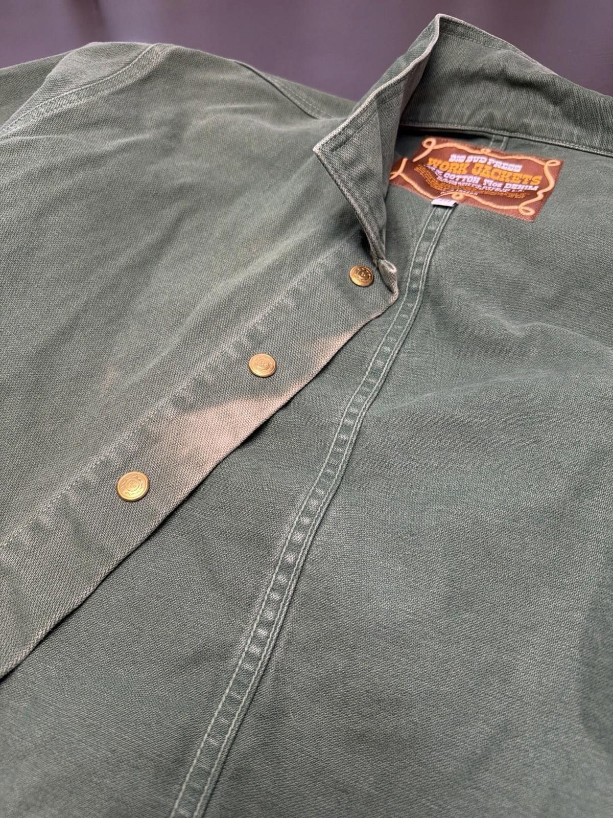 Big Bud Press Big Bud Press Work Jacket Denim Green M Distressed Size US XXL / EU 58 / 5 - 8 Thumbnail