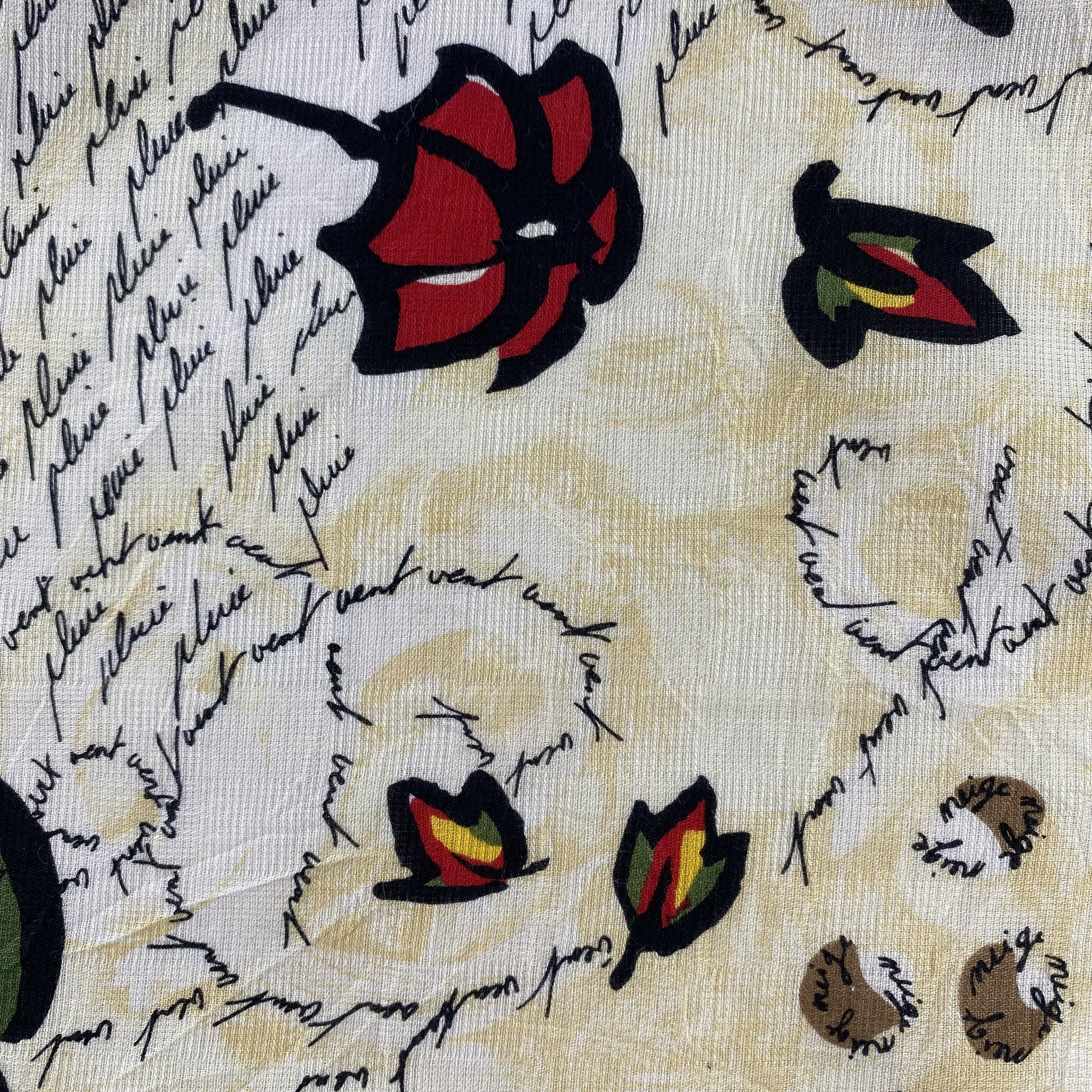 Vintage Sonia Rykiel Bandana/ Handkerchief / Neckerchief Size ONE SIZE - 4 Thumbnail