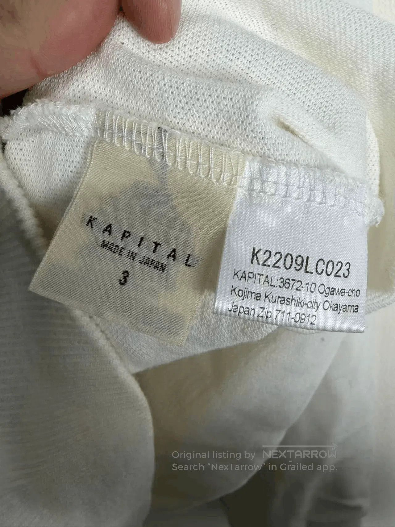 Kapital KAPITAL White Polo Shirt. Size US L / EU 52-54 / 3 - 2 Thumbnail