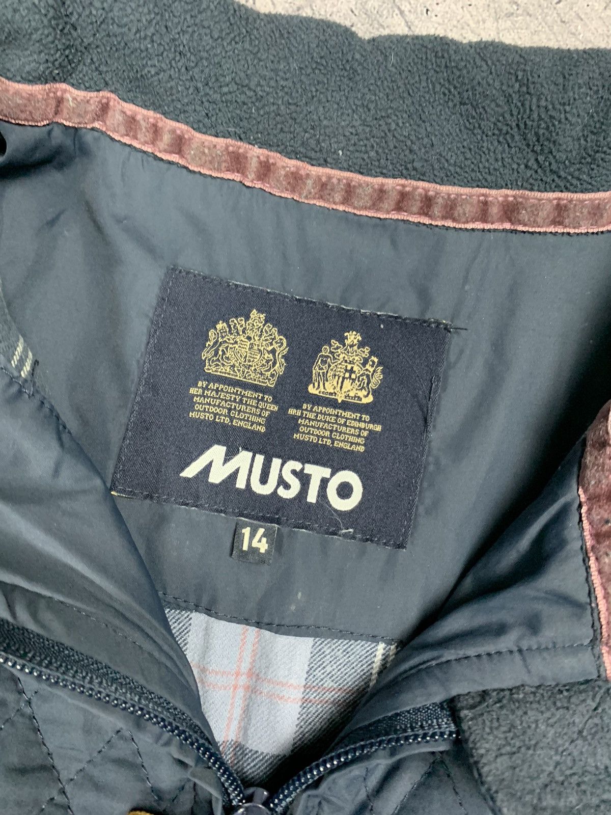Designer Vintage Musto Down Quilted Jacket Designer Sailing Size L / US 10 / IT 46 - 7 Thumbnail