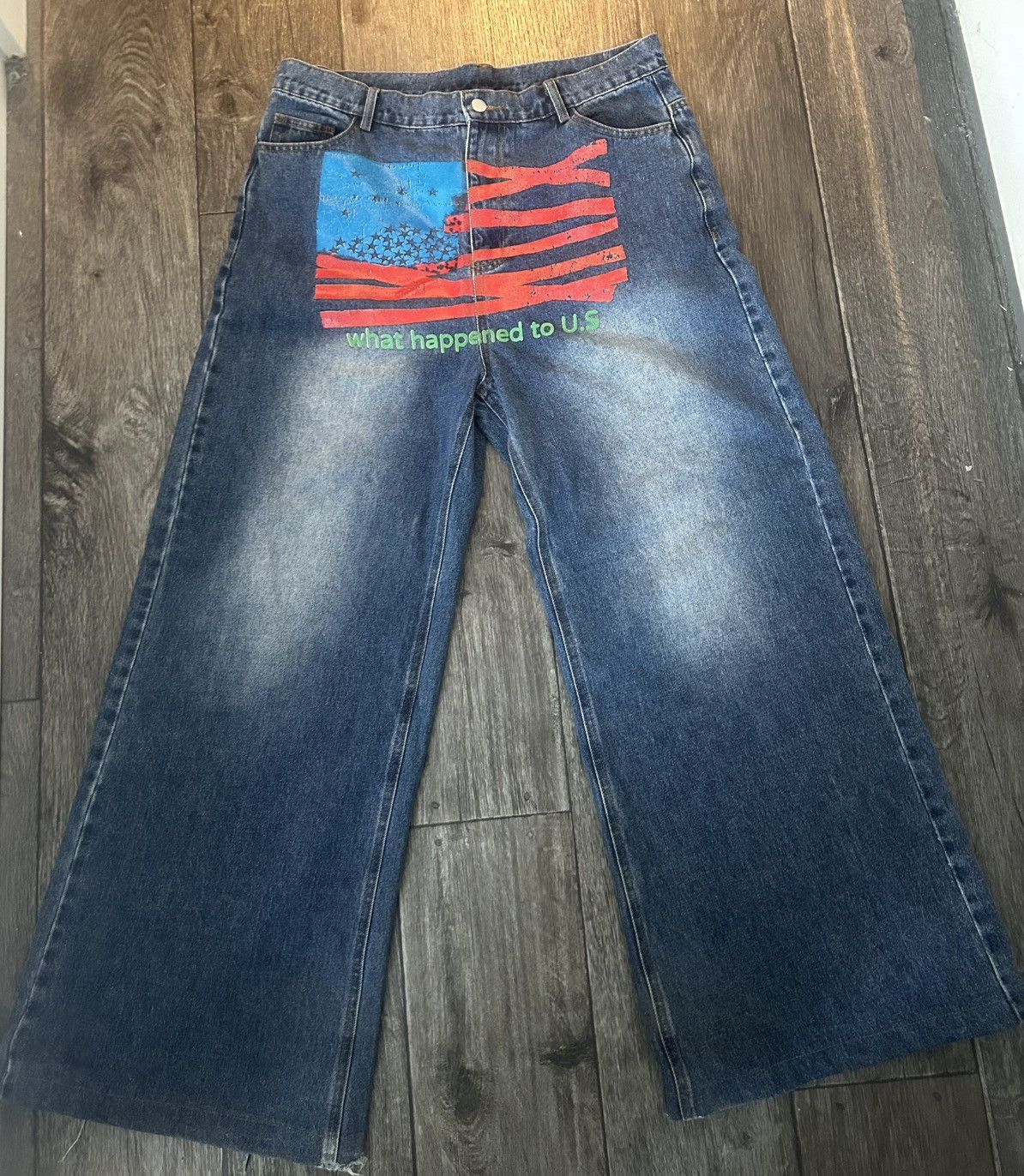 Other Peace in War Jeans Size US 33 - 1 Thumbnail