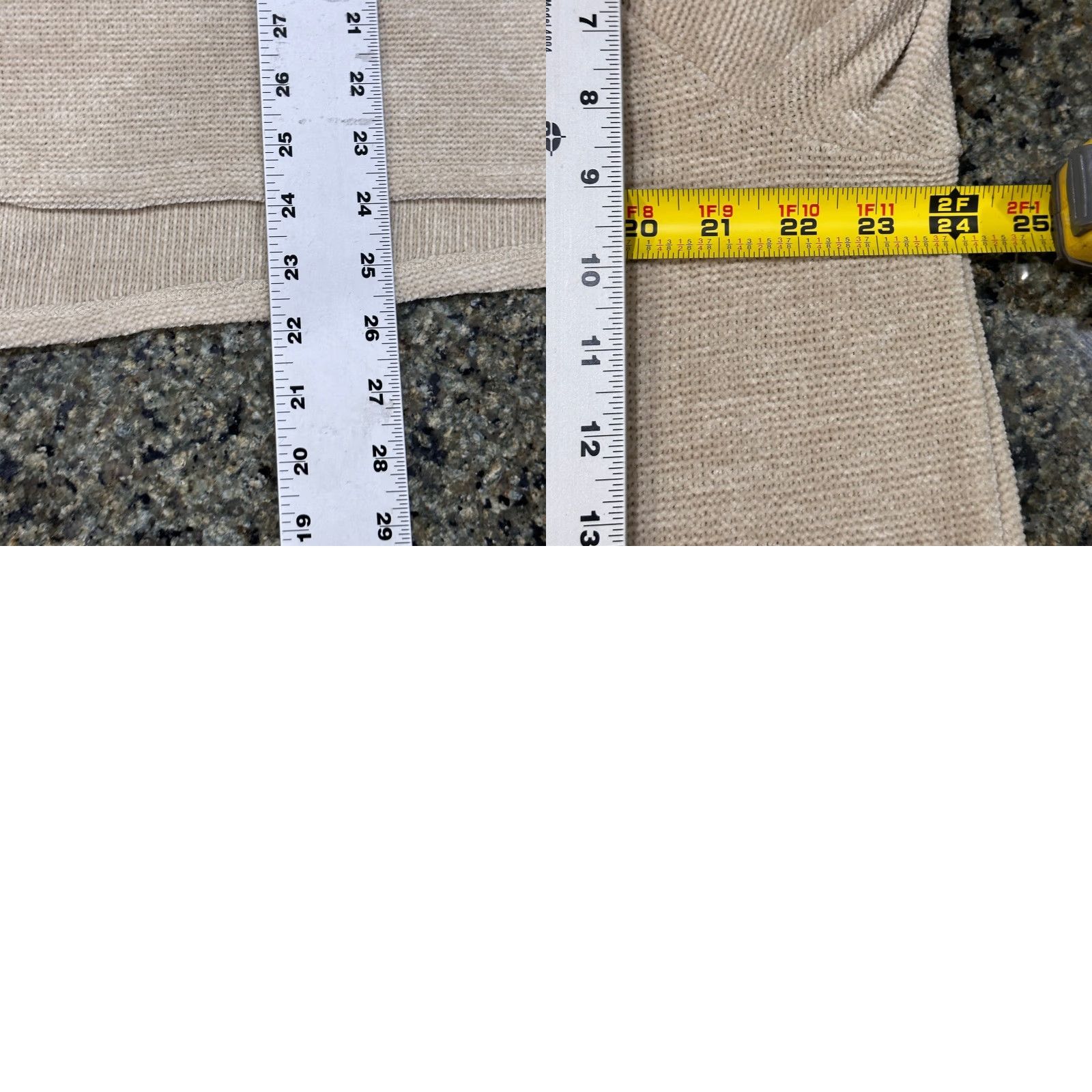 Style & Co Style & Co Sweater XL Beige Long Sleeve Minimalist Lagenlook Scoop Neck Pullover Women's Casual Everyday Clothing Size XL / US 12-14 / IT 48-50 - 8 Thumbnail