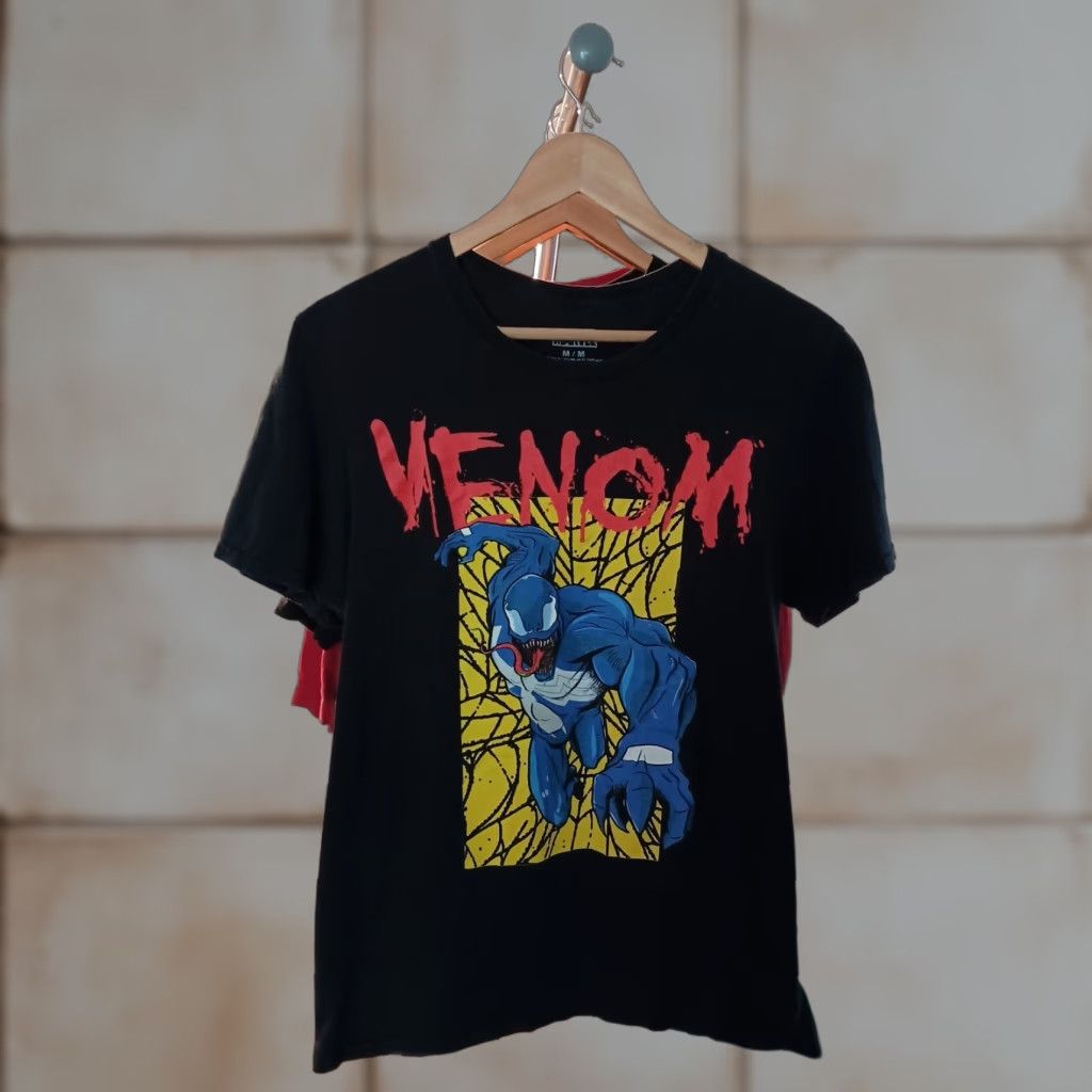 Vintage VINTAGE Marvel Venom T-shirt Men M Black Comics Venom Shirt Mens Size US M / EU 48-50 / 2 - 1 Thumbnail
